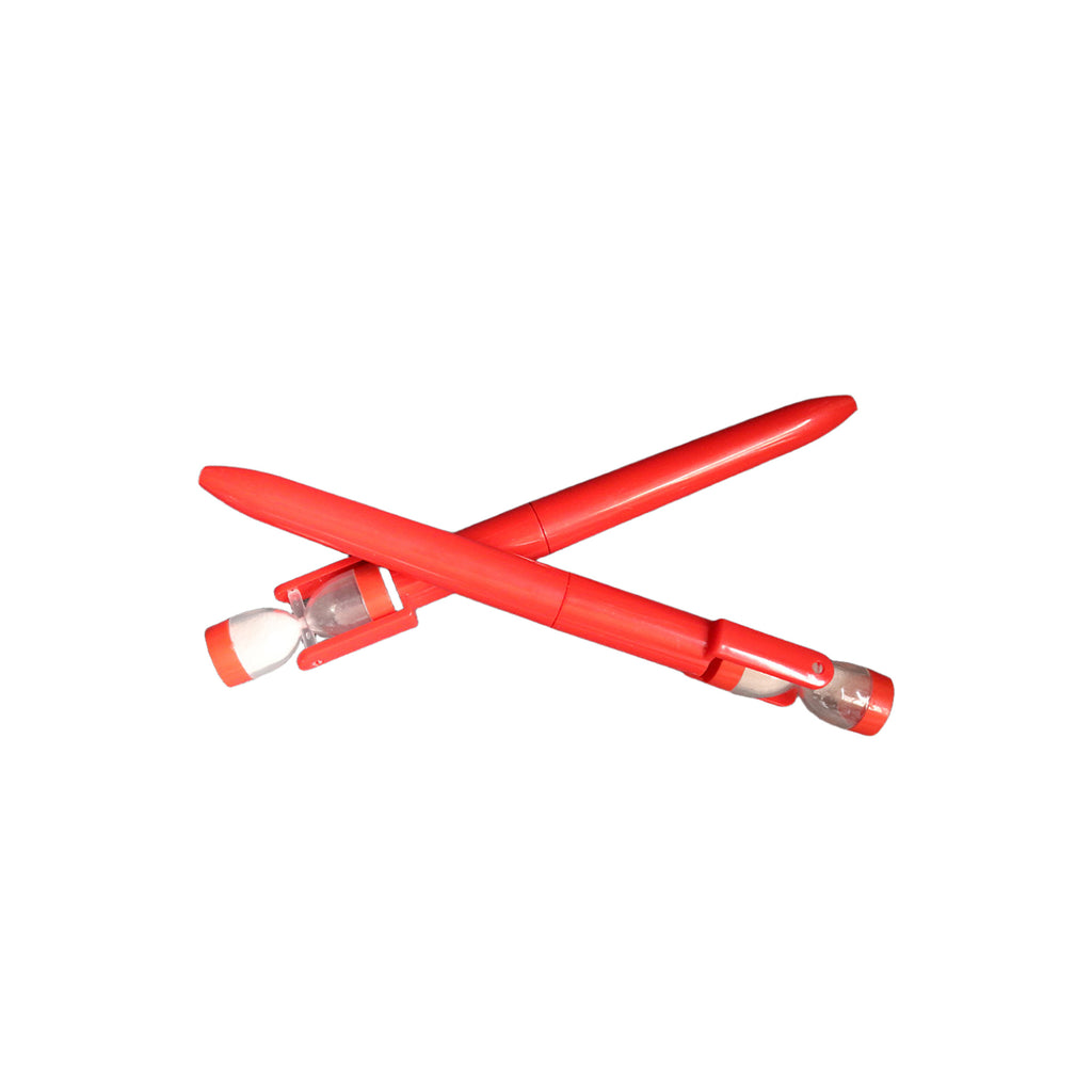 Ballpoint Pen With Built-In Hourglass Timer, All-In-One