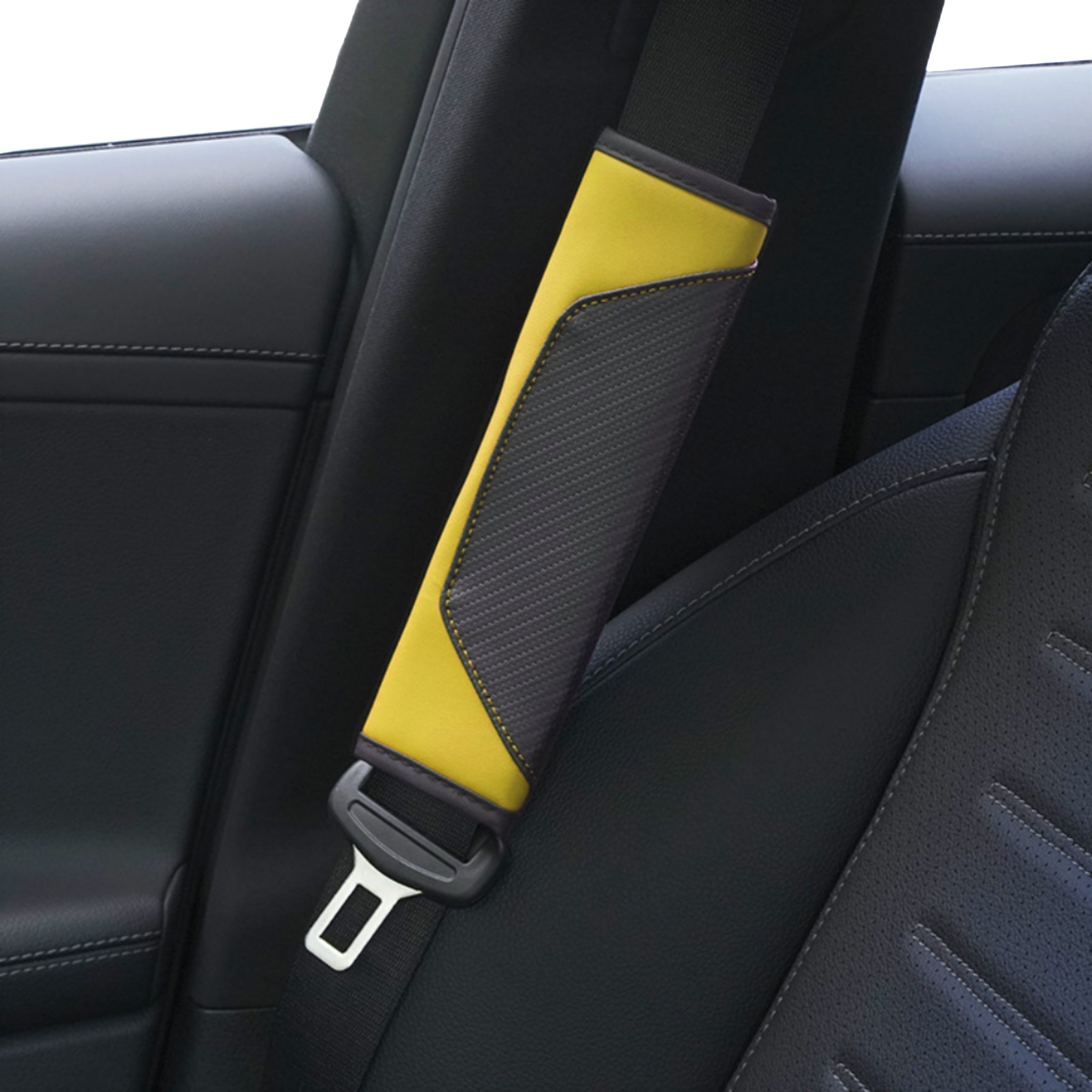 Leather Car Seat Belt Cover