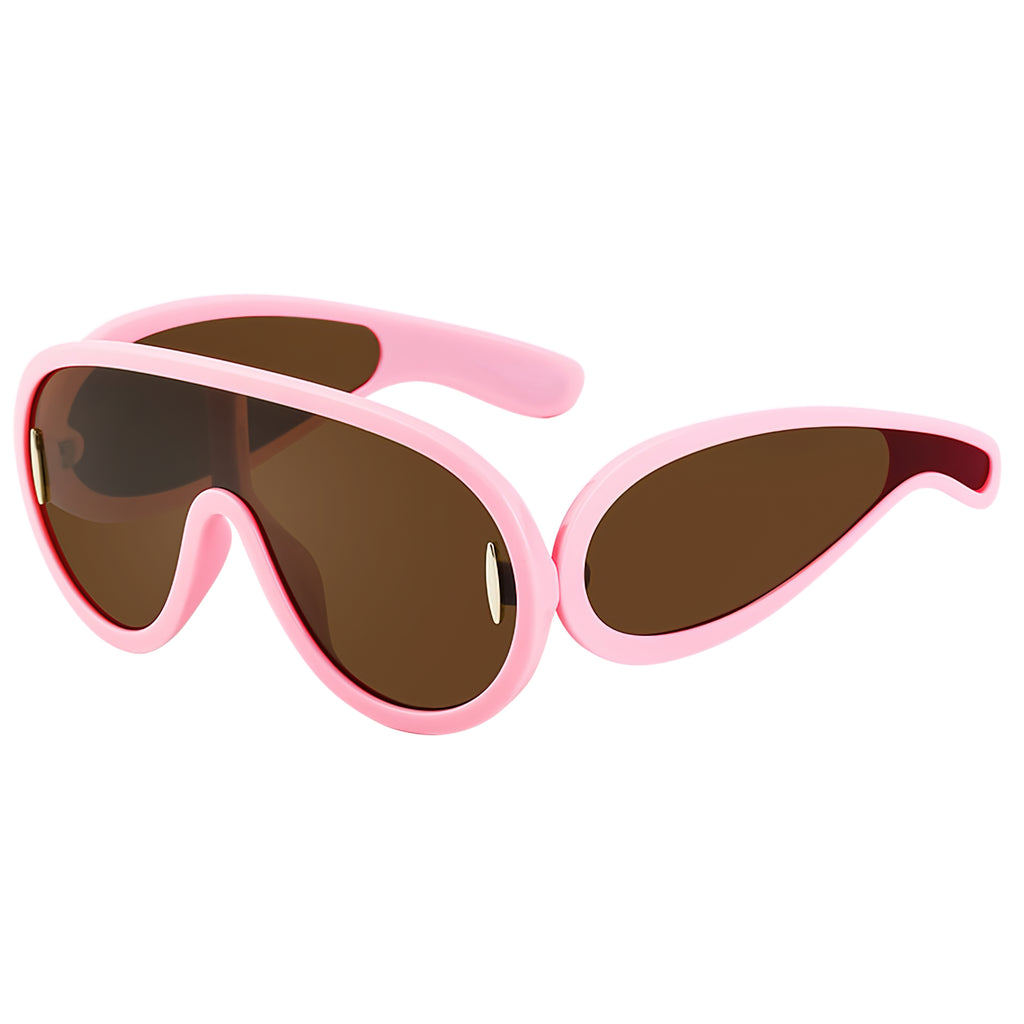 Mask Sunglasses Trendy Futuristic Shield Sun Glasses Uv400