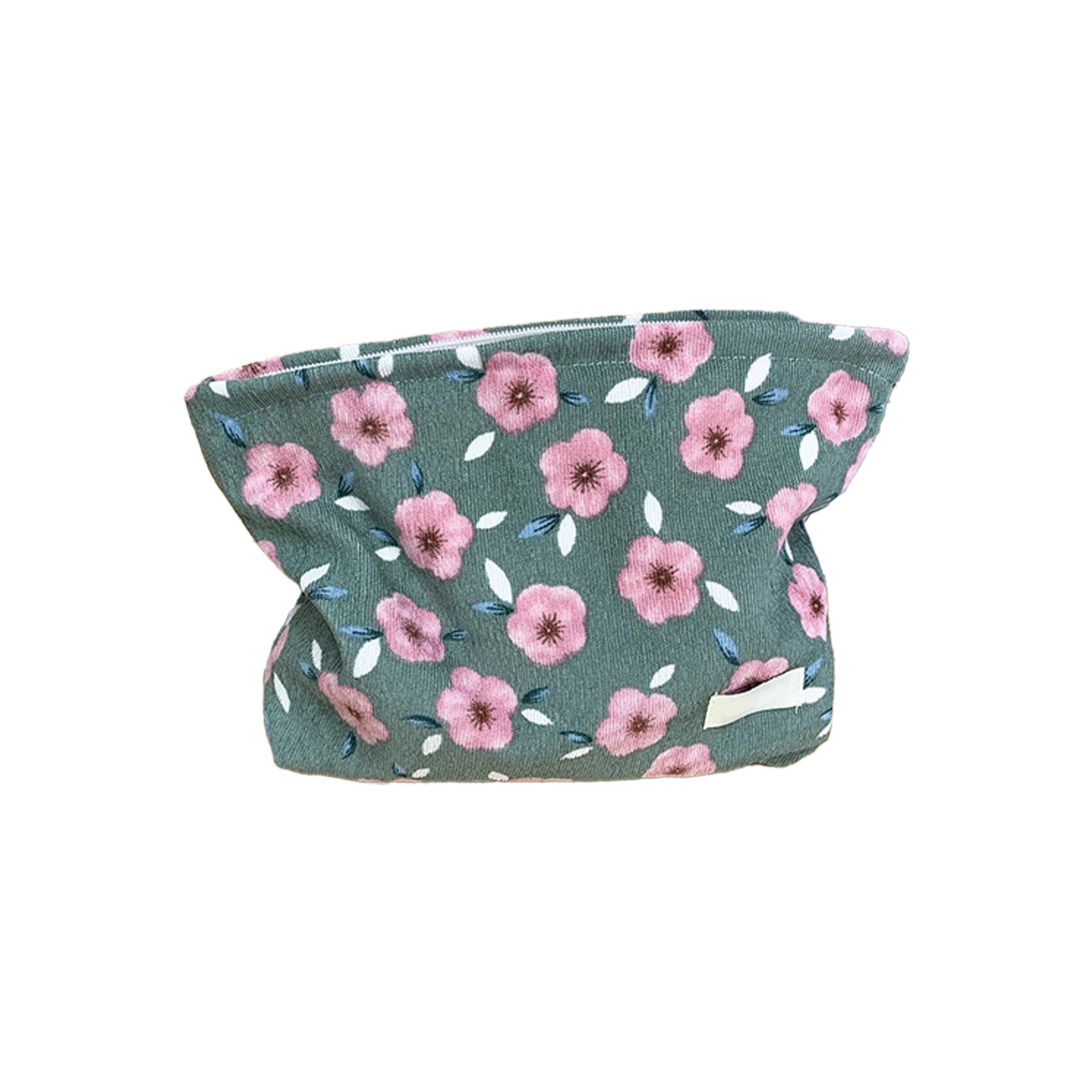 Cotton Canvas Cosmetic Pouch