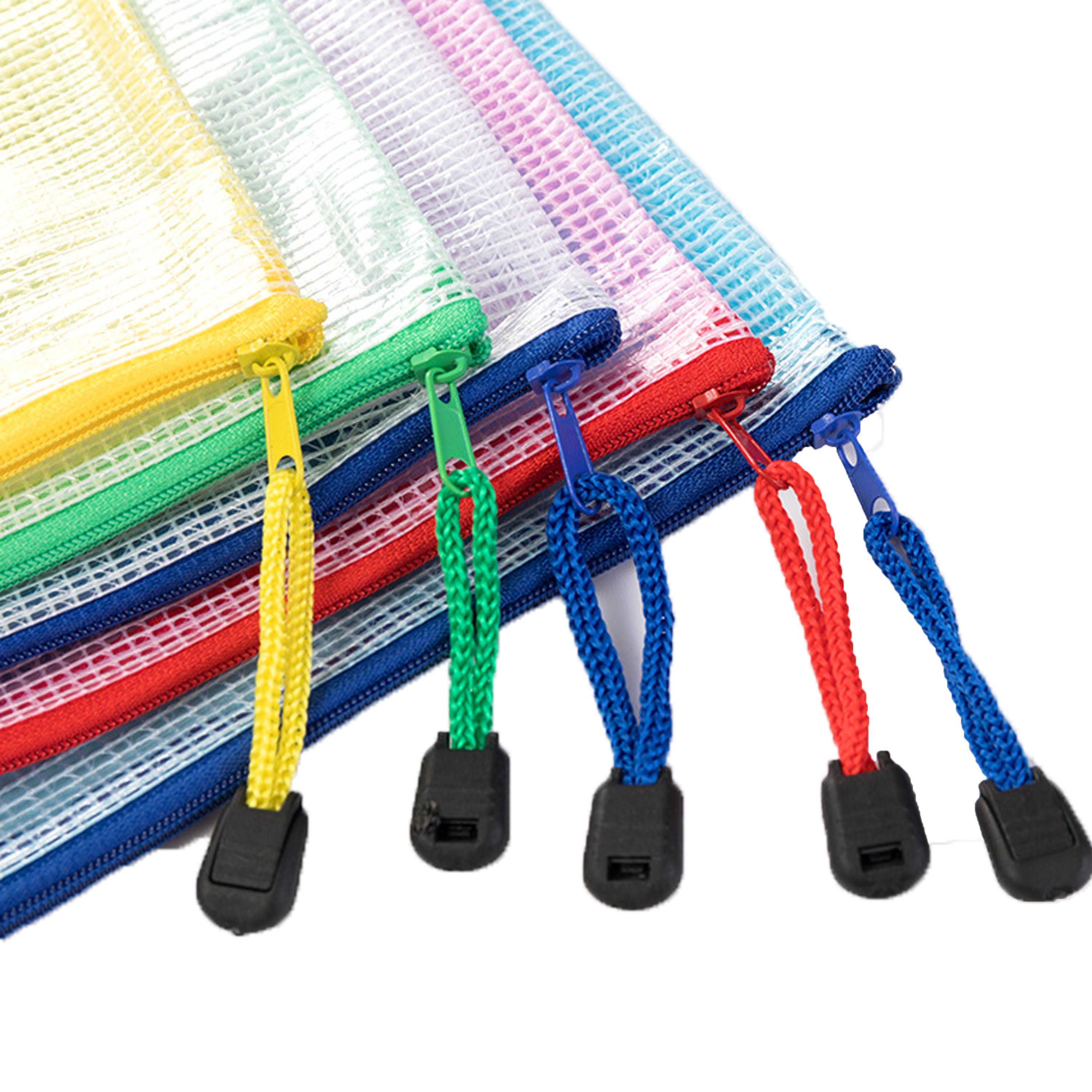 Zipper File Bags Mesh File Folders