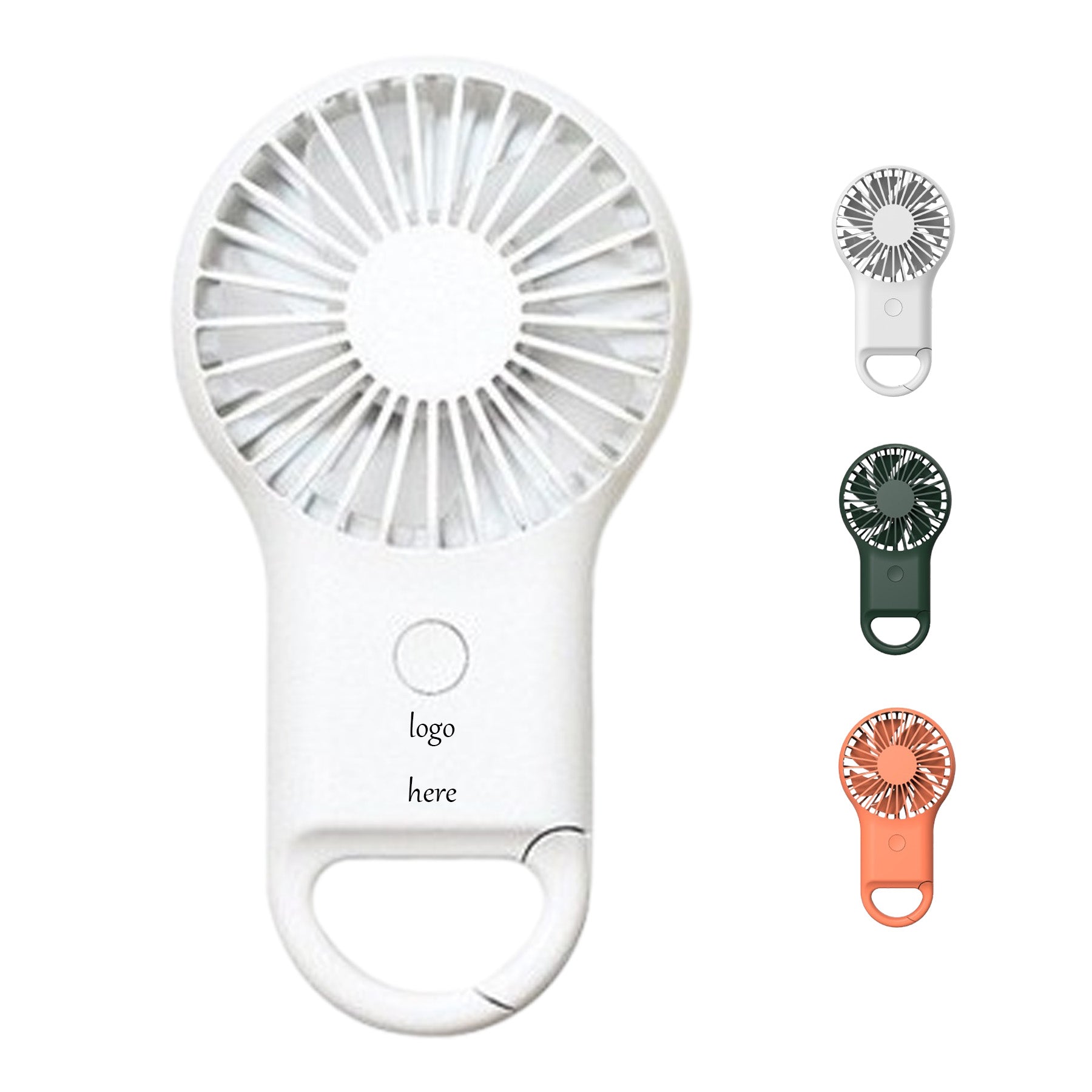 Small Rechargeable Fan With Hiking Buckle