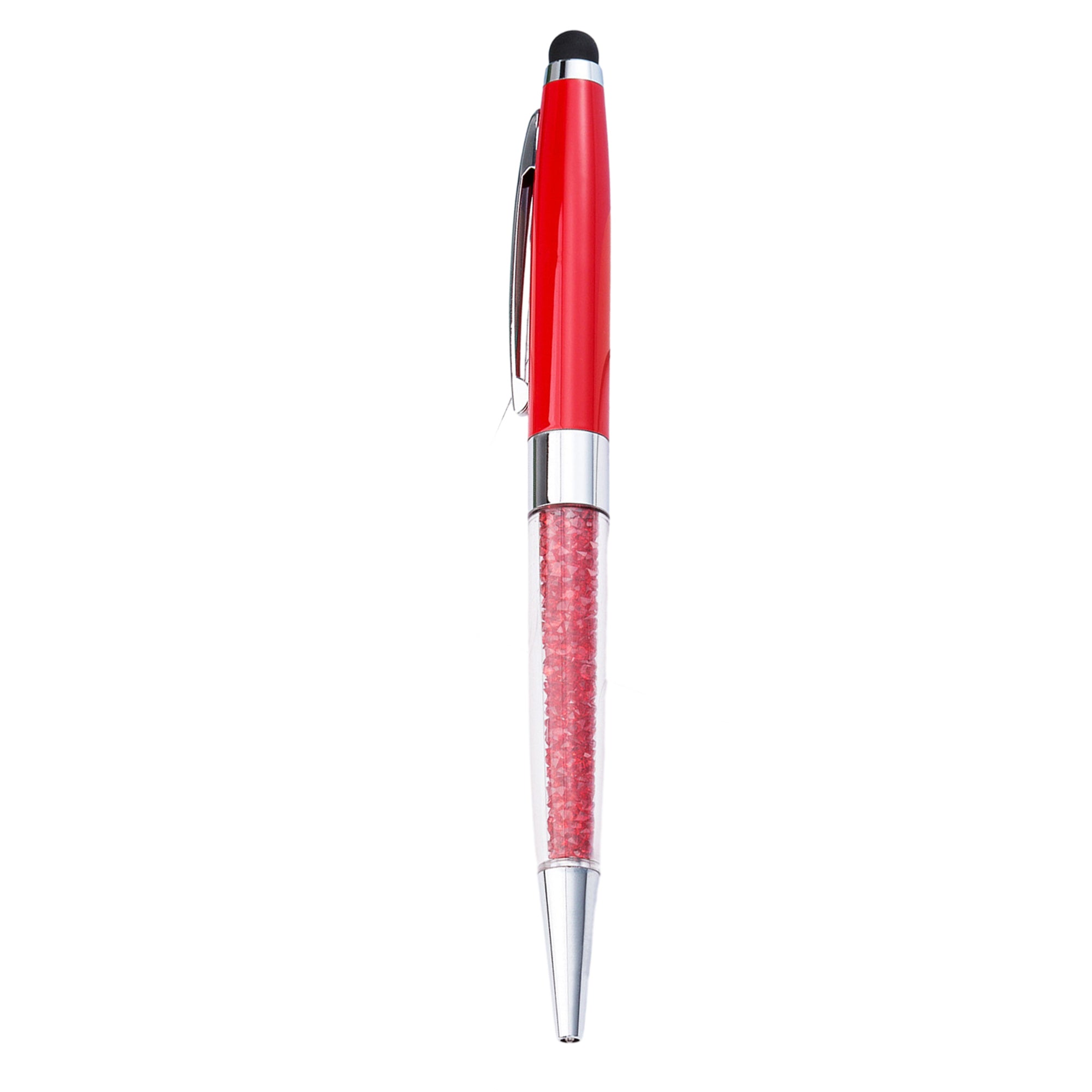 Crystal Ballpoint Pen With Stylus