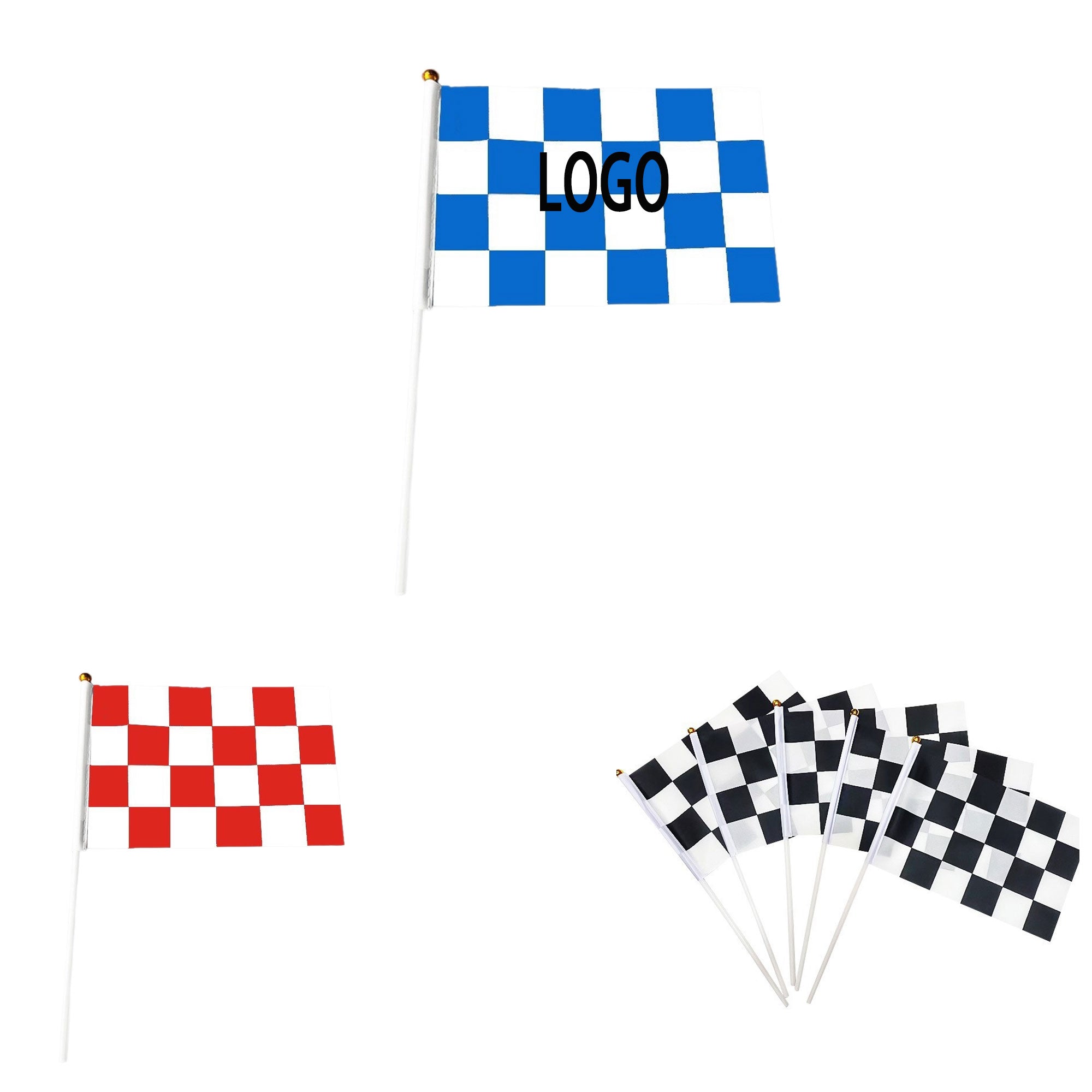 Racing Handheld Small Flag