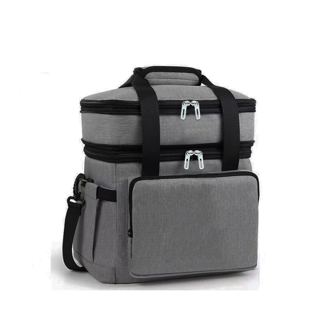 Double - Layered Insulated Outdoor Picnic Cooler Bag