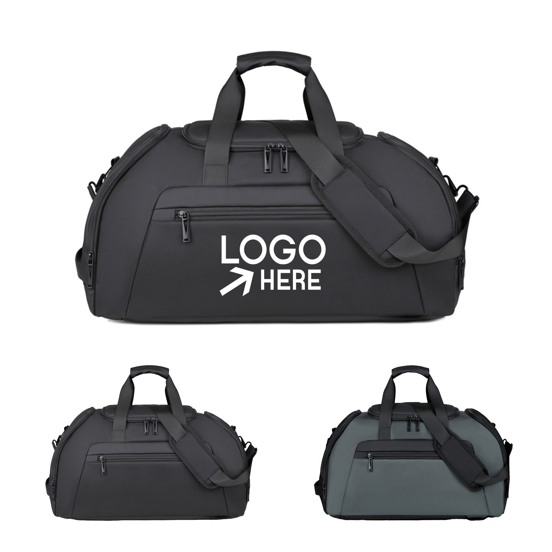 Travel Duffel Bag With Shoes Compartment