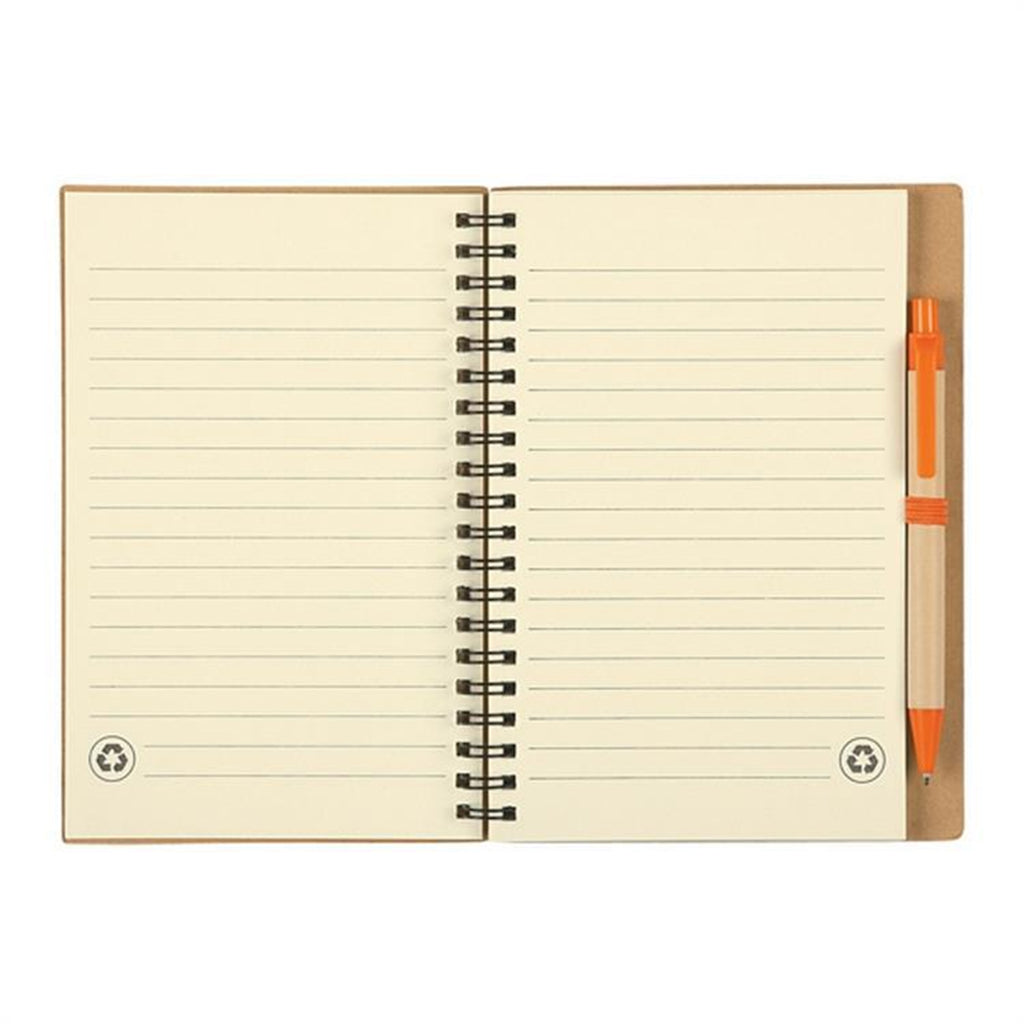 Eco-Friendly Spiral Kraft Cover Notebook