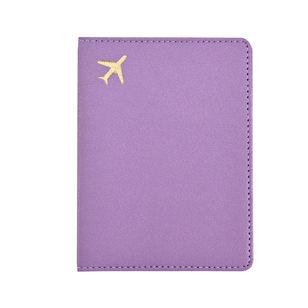 PU Passport Holder Passport Cover For Business Trip Travel Wallet