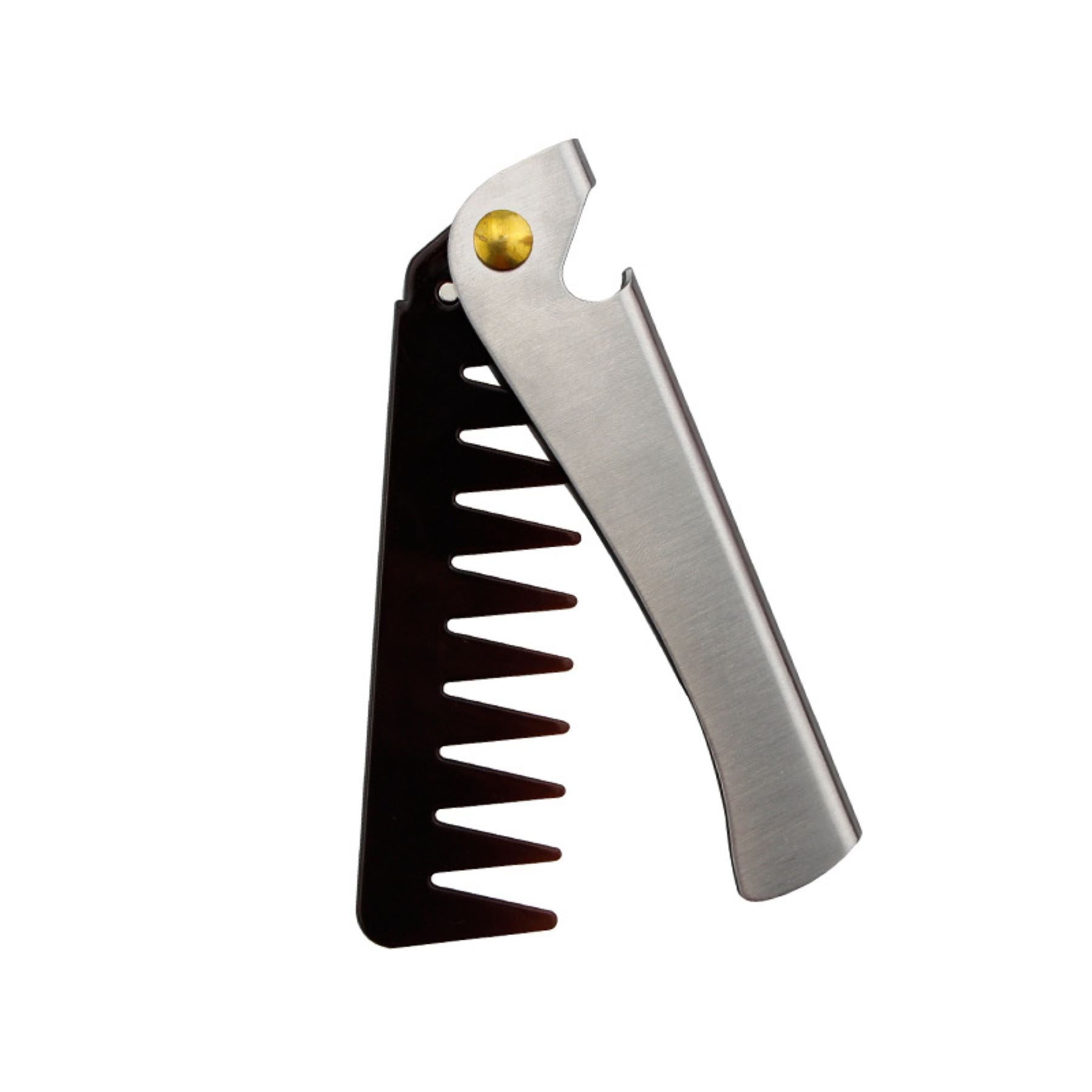 Foldable Comb for Men's Slicked - Back Hairstyles