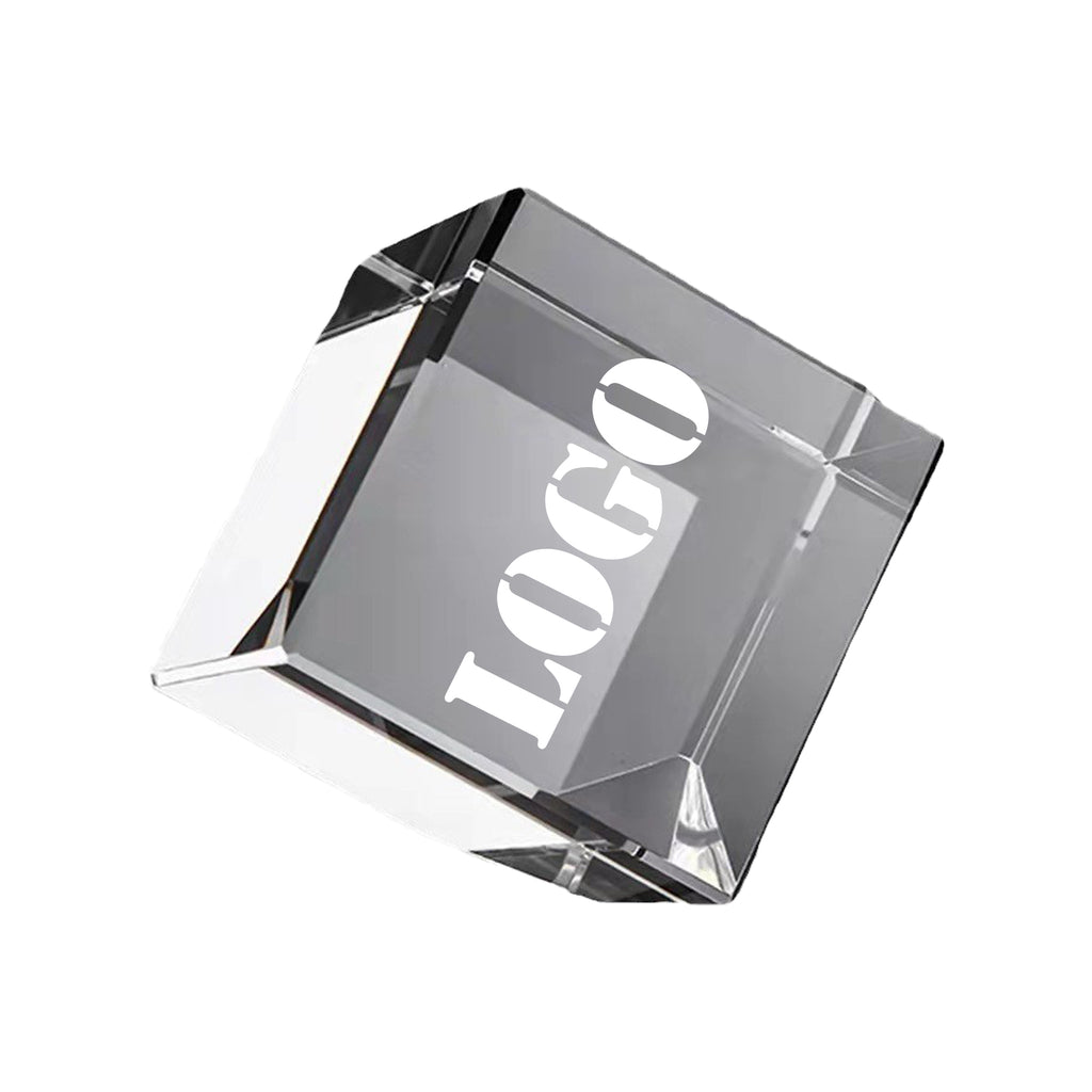 Customized Engraved Crystal Cube