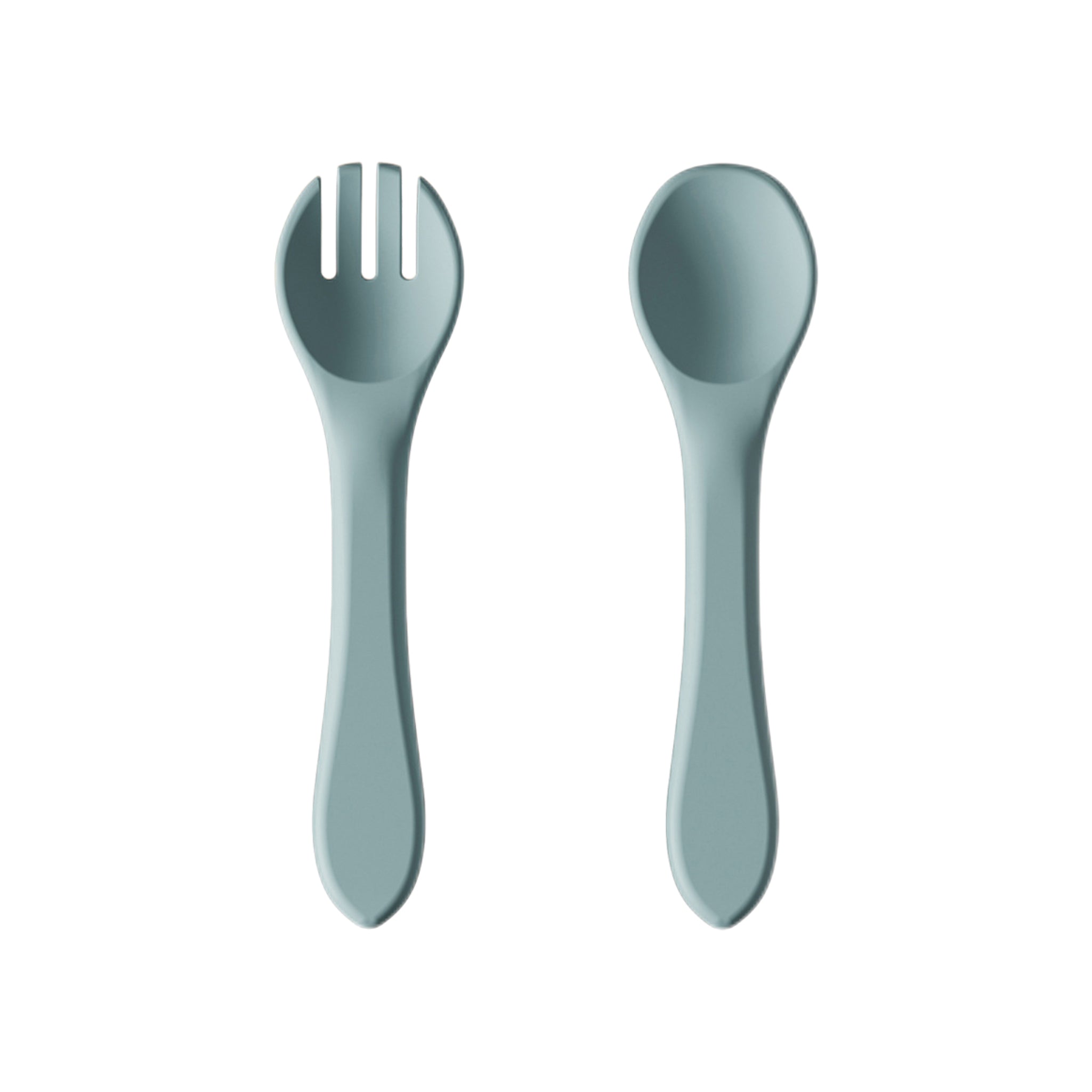 Kids’ Silicone Soft Fork & Spoon Set