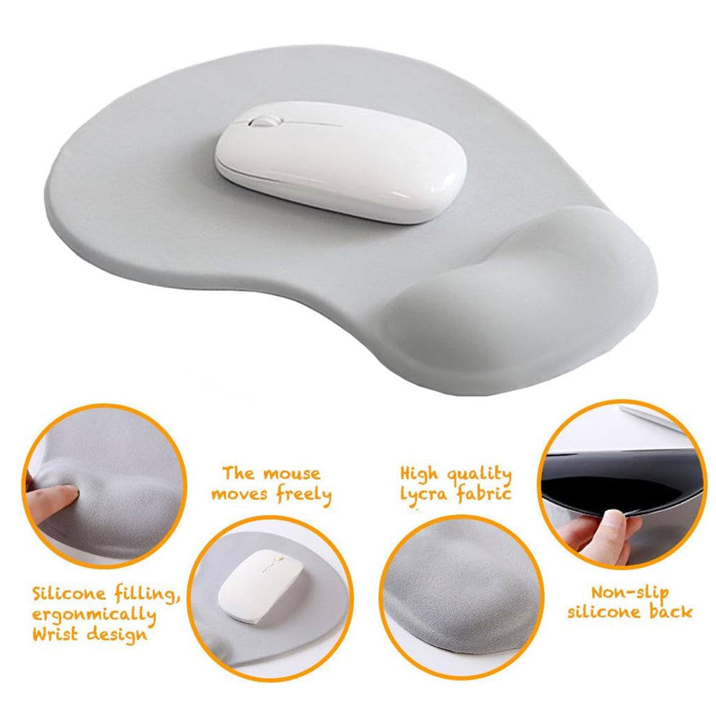 Office Mousepad With Gel Wrist Support