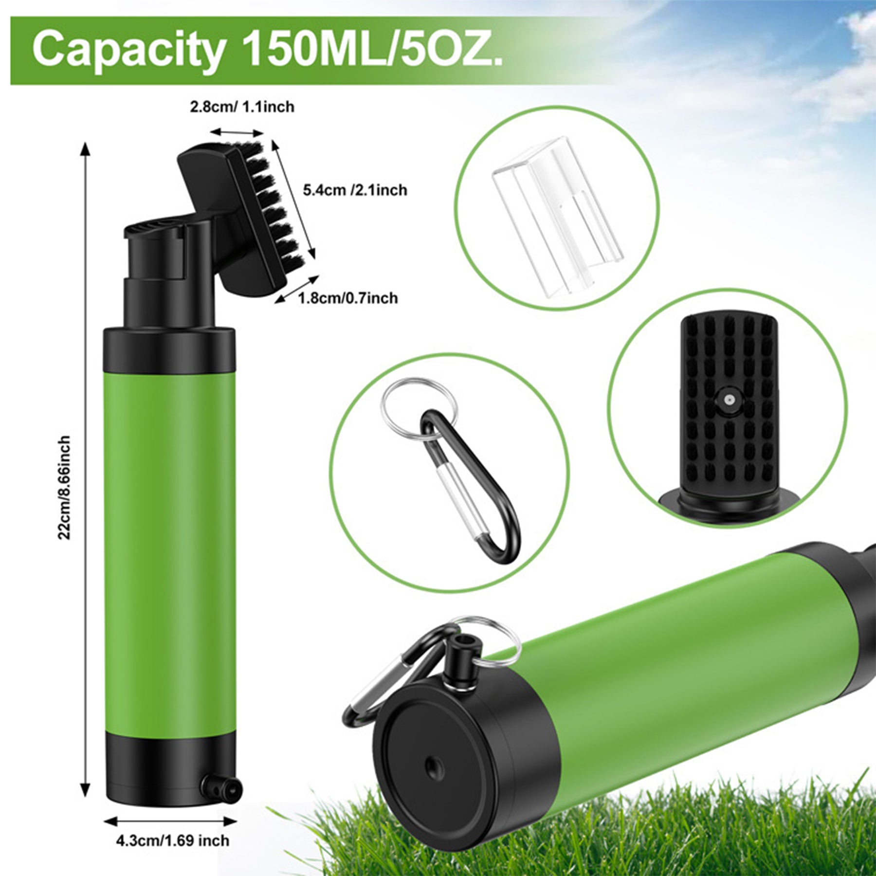 Golf Water Brush Cleaner