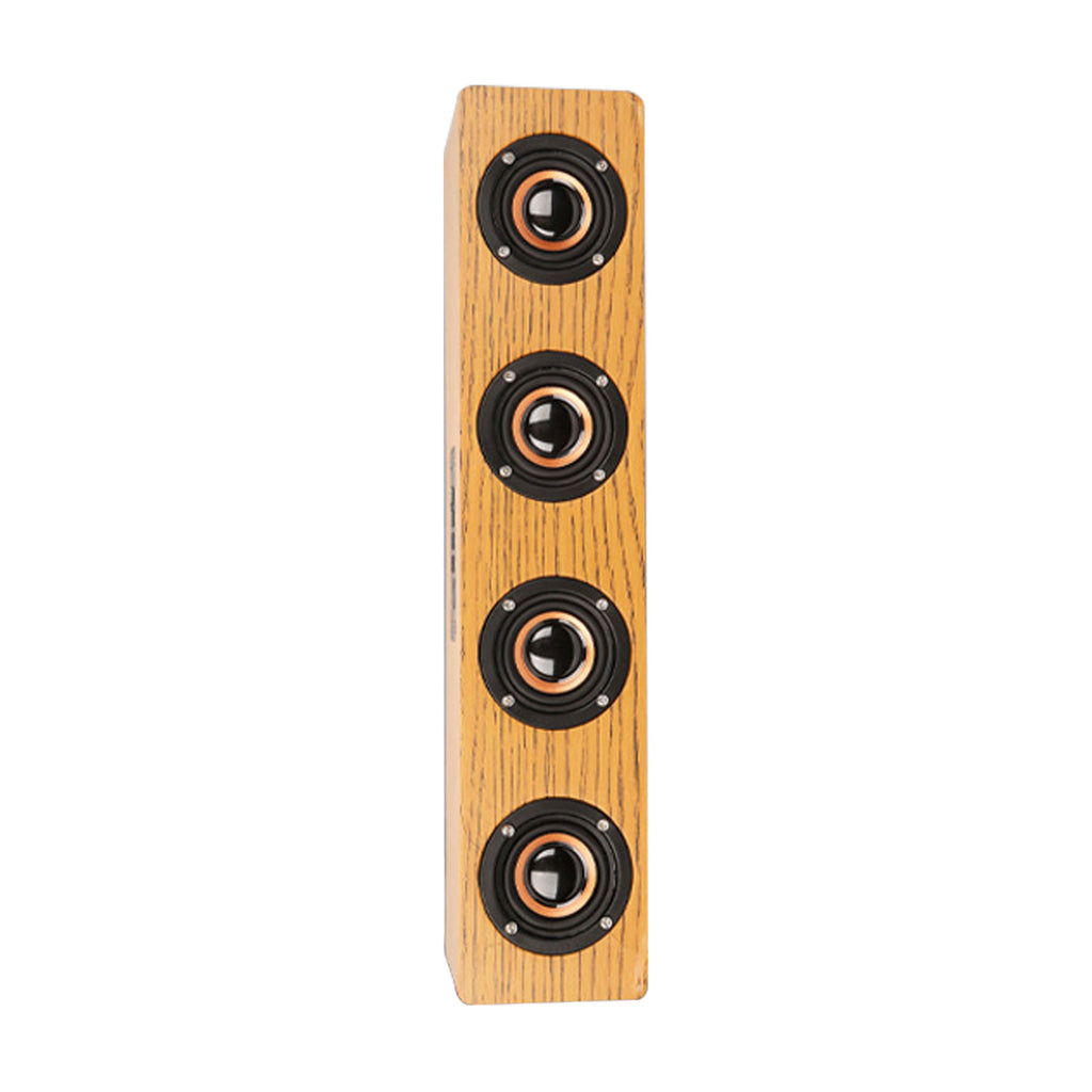 Wooden Four-Hole Speaker