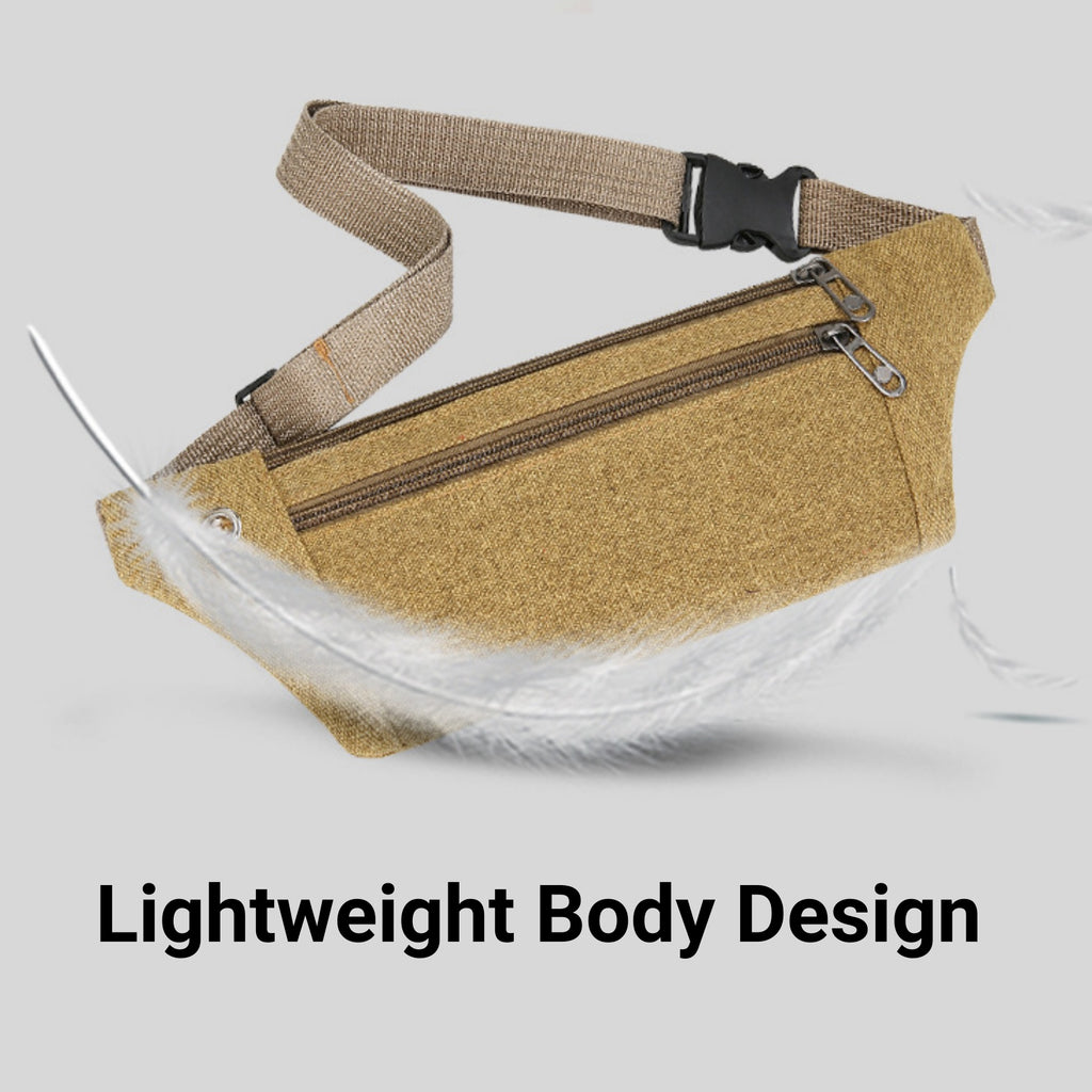 Large - capacity Canvas Fanny Pack