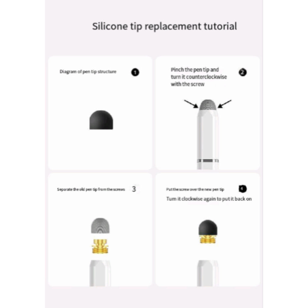Three - in - One Electronic Screen Stylus
