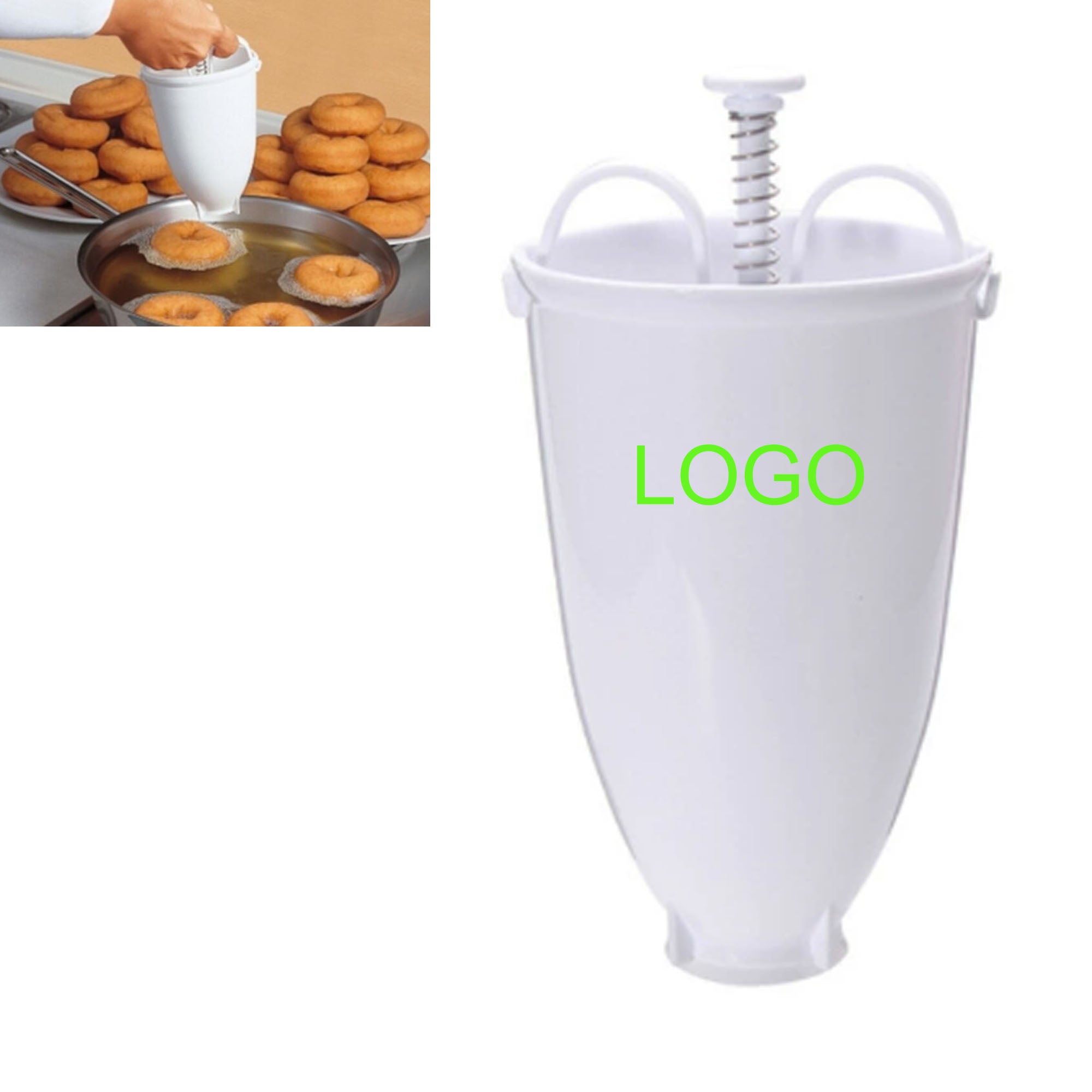 Plastic Doughnut Maker Mold - Easy-to-Use Donut Making Tool