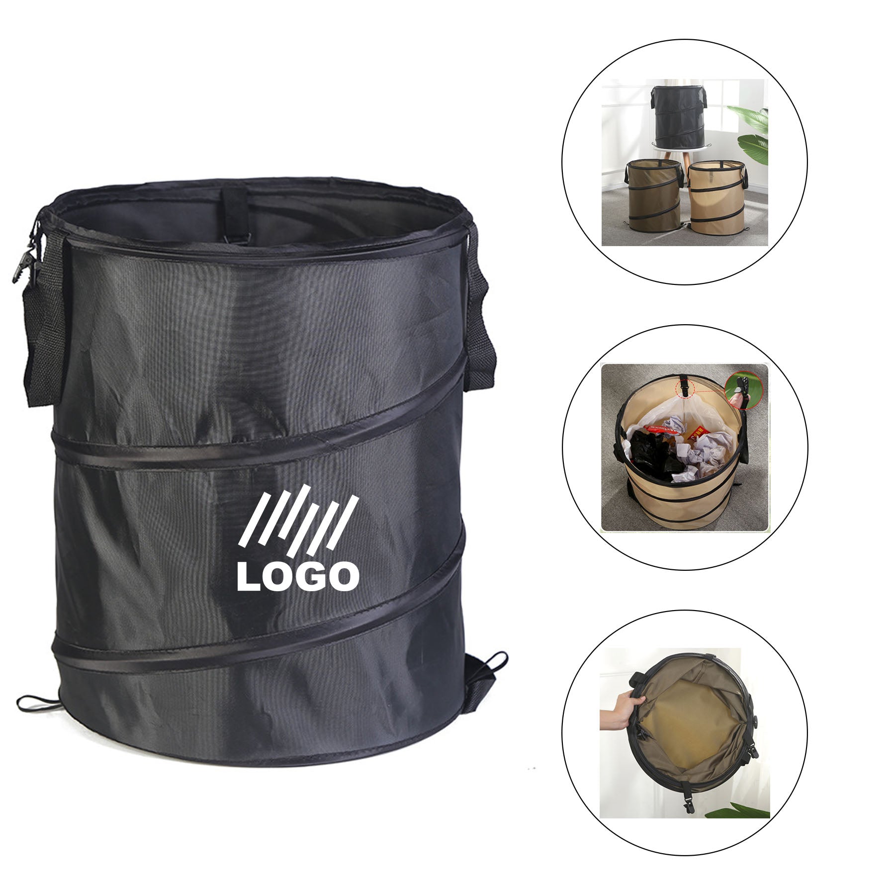 10 Gallon Outdoor Folding Trash Can