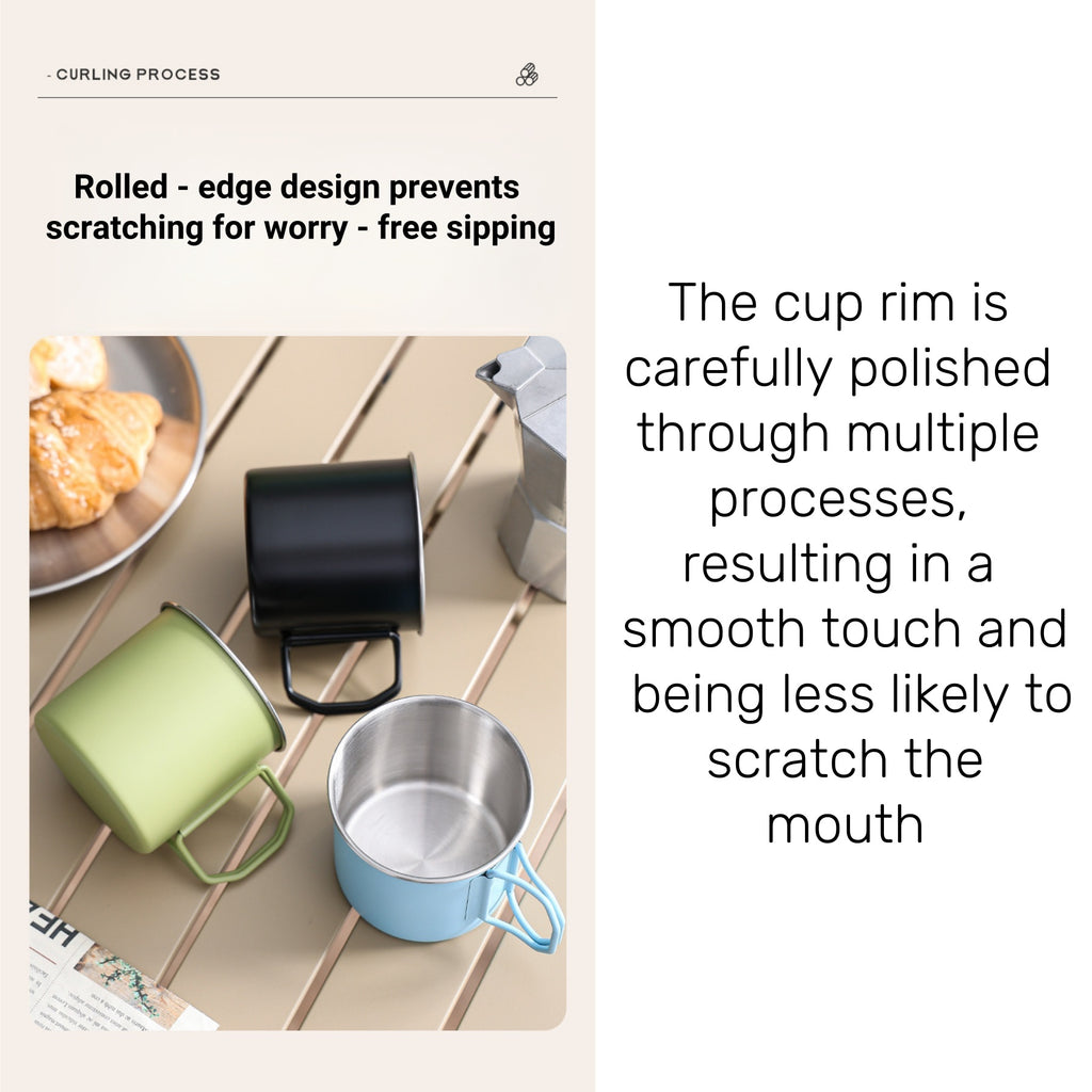 304 Stainless Steel Foldable Cup