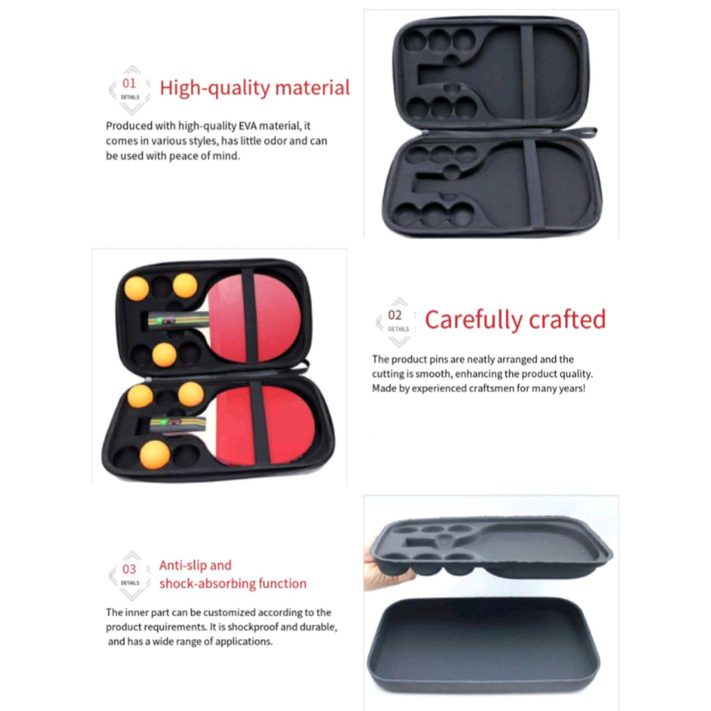 Crushproof 2 Pack Tournament Hard Paddle Case