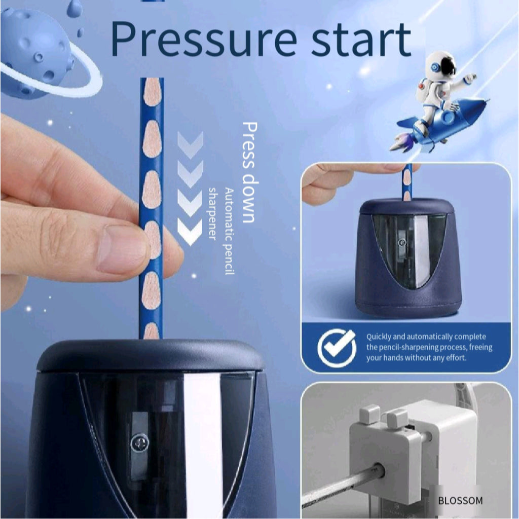 Quiet Auto Sharpener Electric Safe School Kids