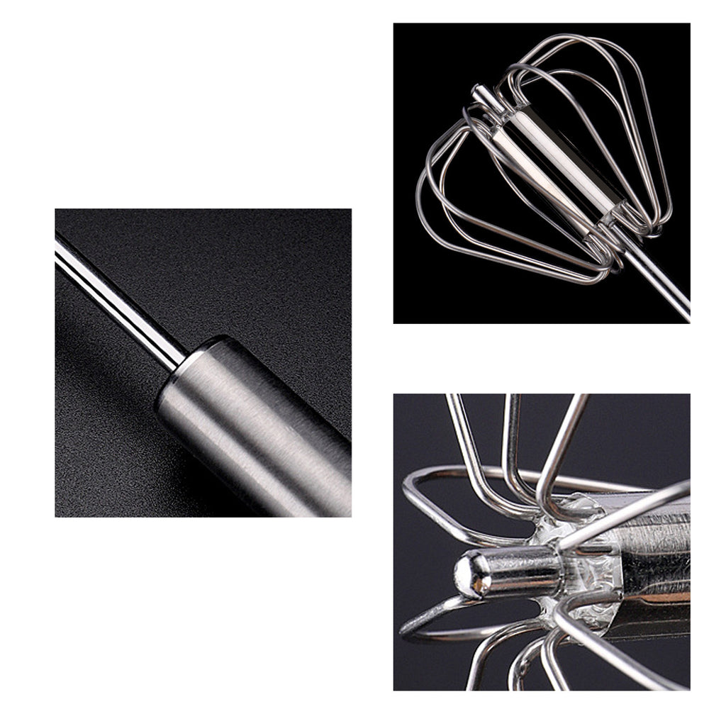 Stainless Steel Semi-Automatic Egg Beater