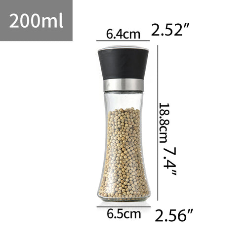 6.7Oz Stainless Steel Salt Or Pepper Grinder
