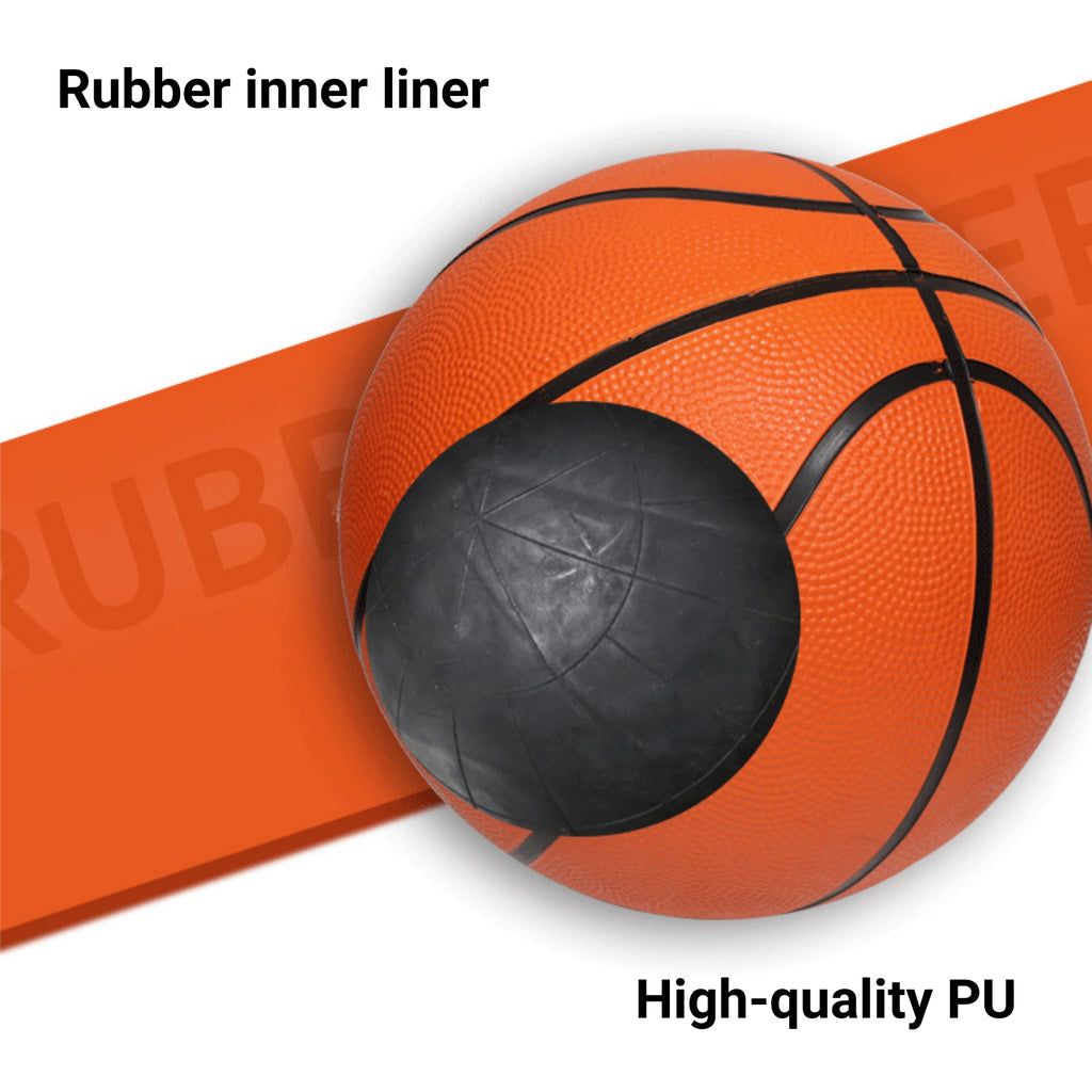 Size 7 Wear-Resistant Rubber Basketball
