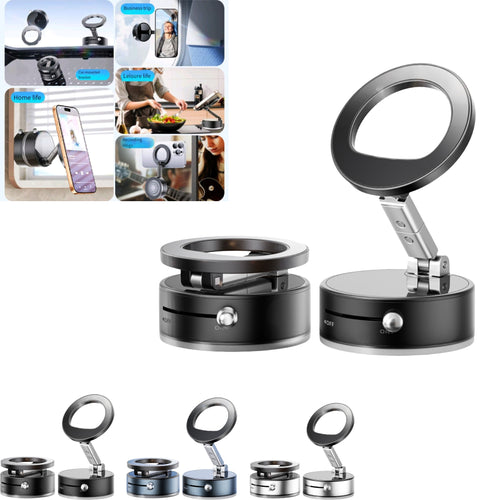 360 Car Phone Mount Magnetic Suction Foldable Strong Hold