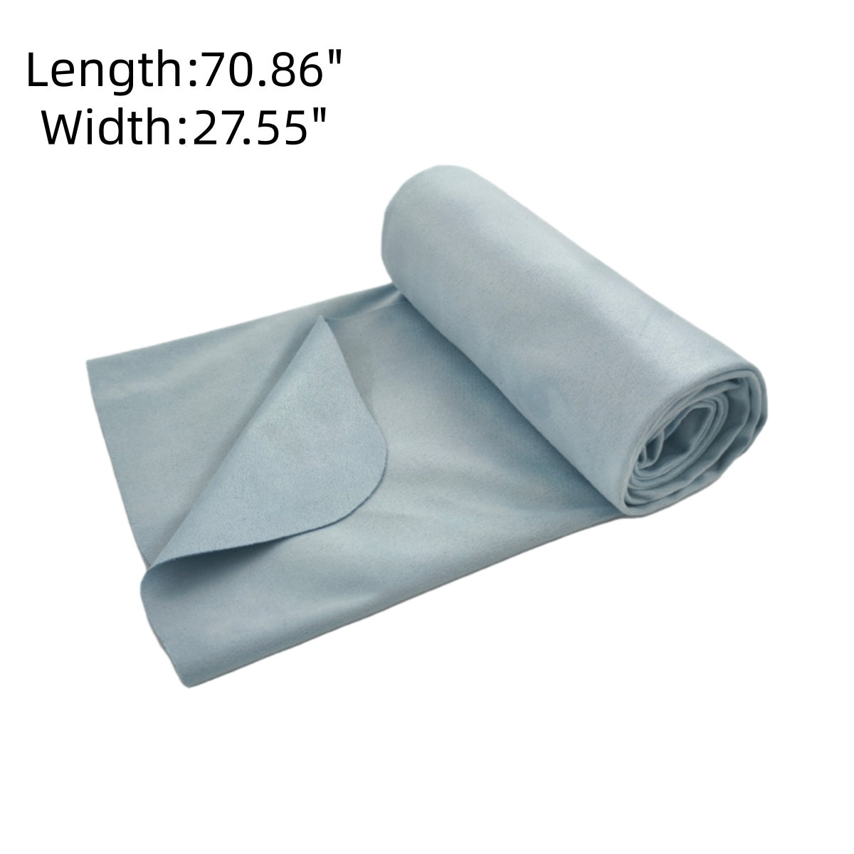 Double Sided Plush Yoga Towel