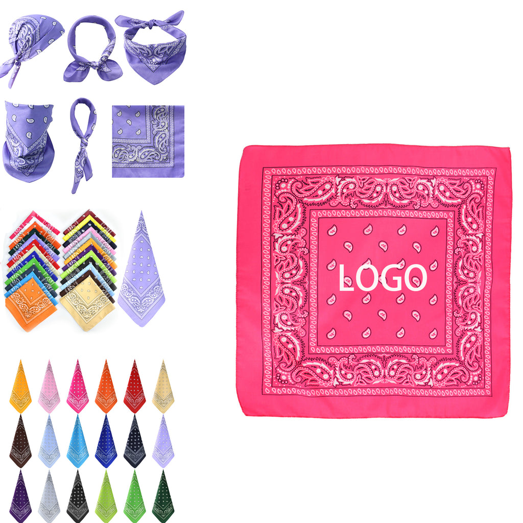 Polyester Cashew Flower Hip-Hop Street Dance Headscarf