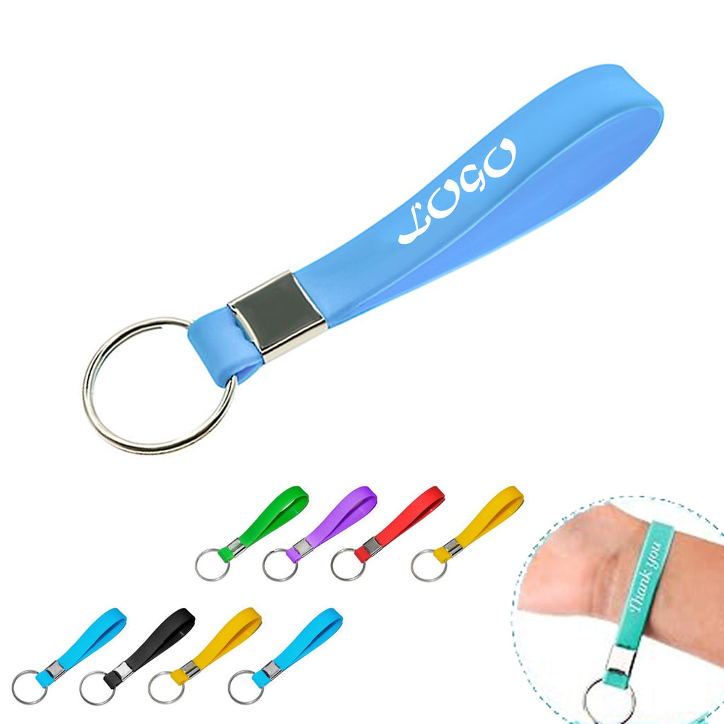 Silicone Wristband Keychain