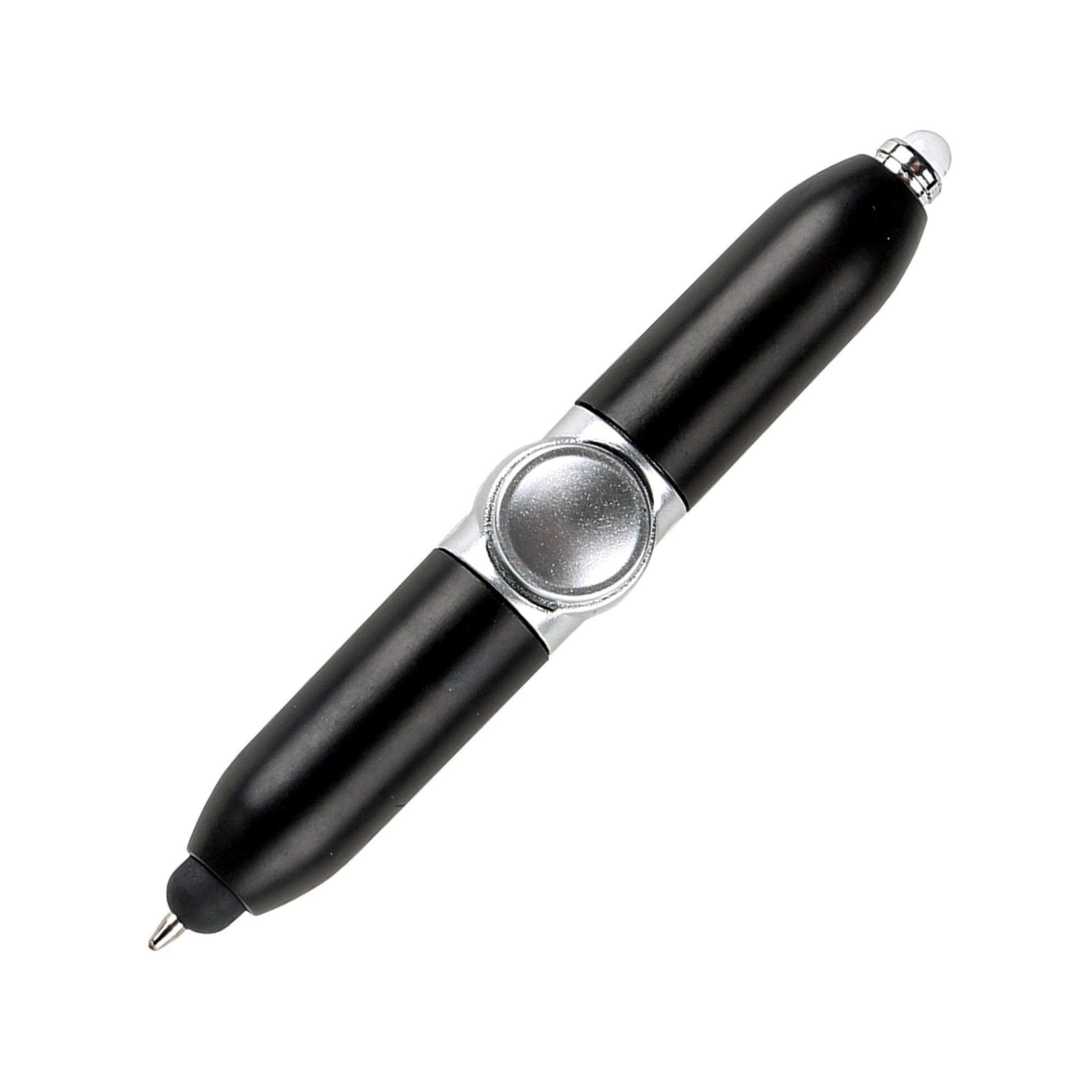 Fingertip Gyro Ball Point Pen With LED light