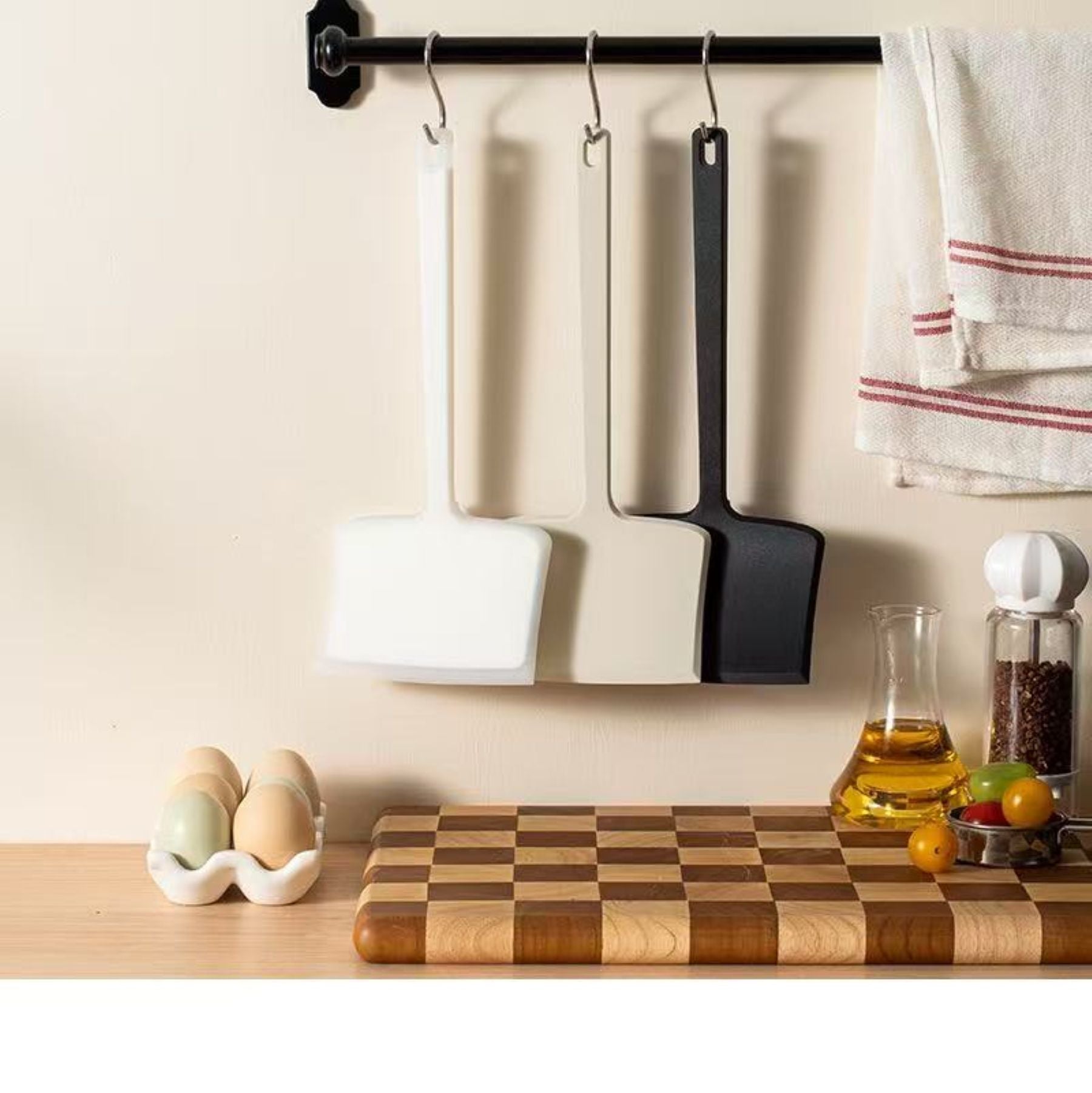 Silicone Wide Flat Spatula