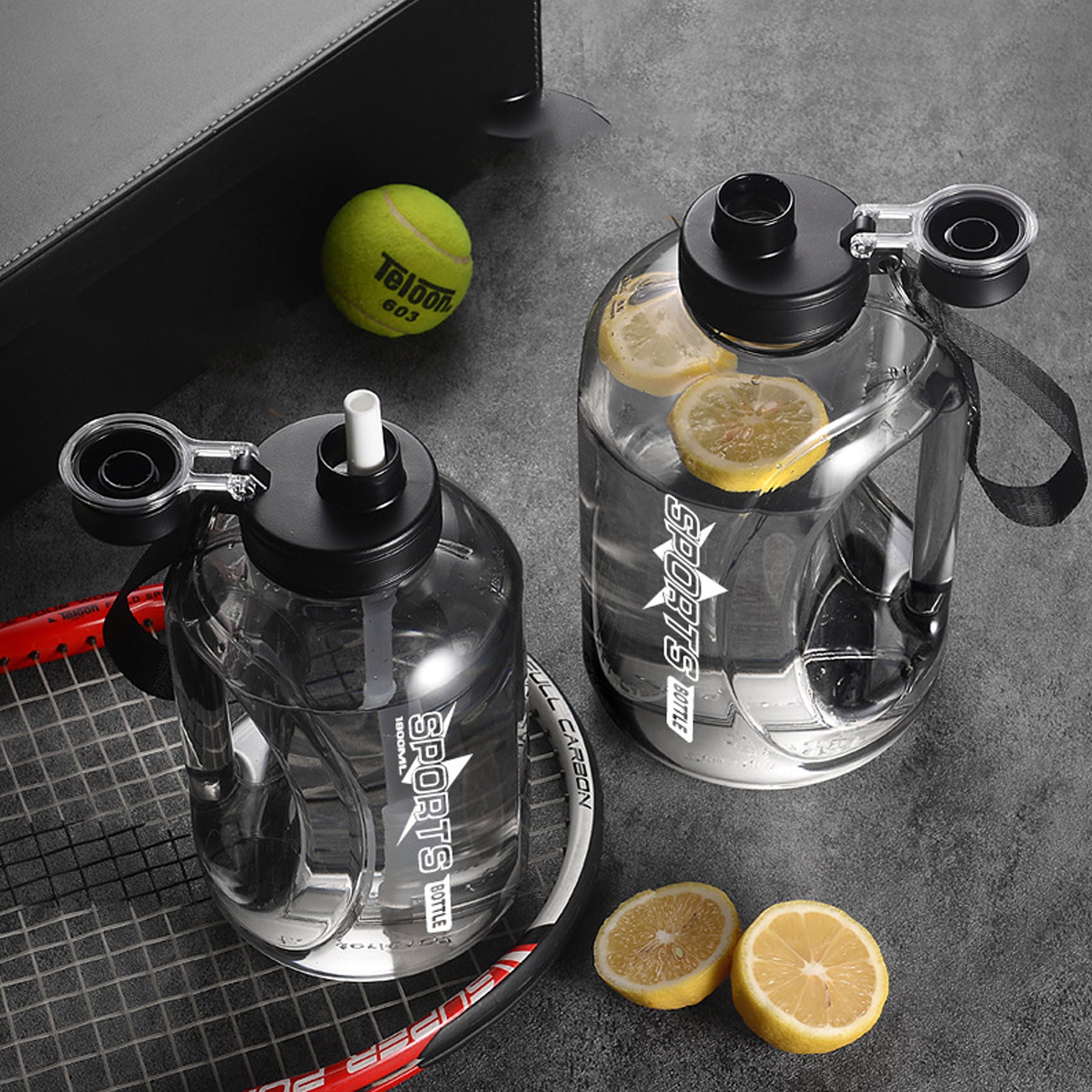 60 Oz Large Capacity Sports Water Bottle