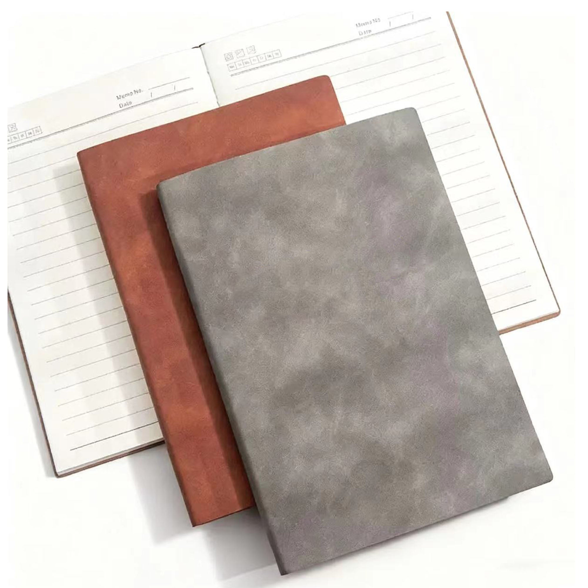 A6 Custom Business Thickened PU Leather Journal Notebook