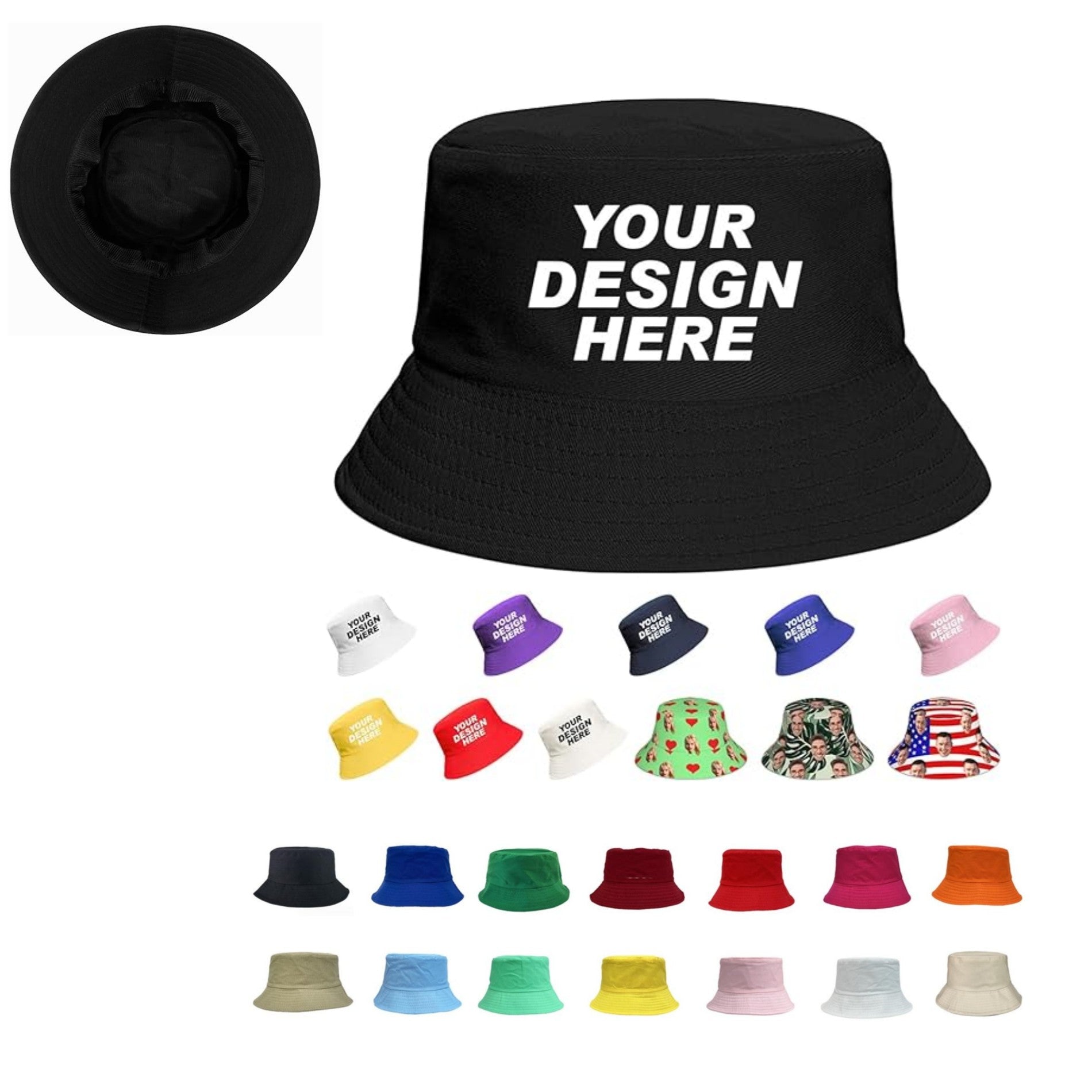 Customized Outdoor Summer Travel Beach Bucket Hat