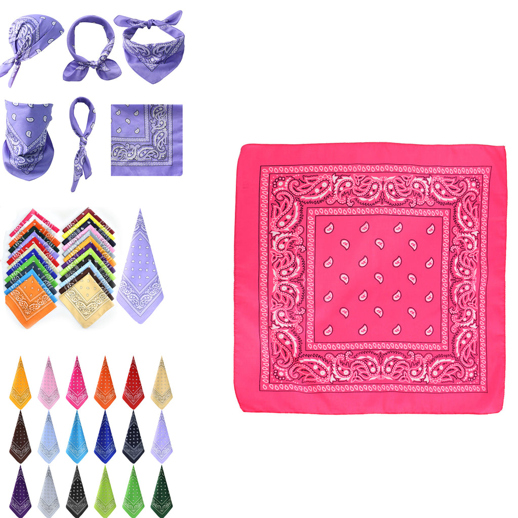 Polyester Cashew Flower Hip-Hop Street Dance Headscarf