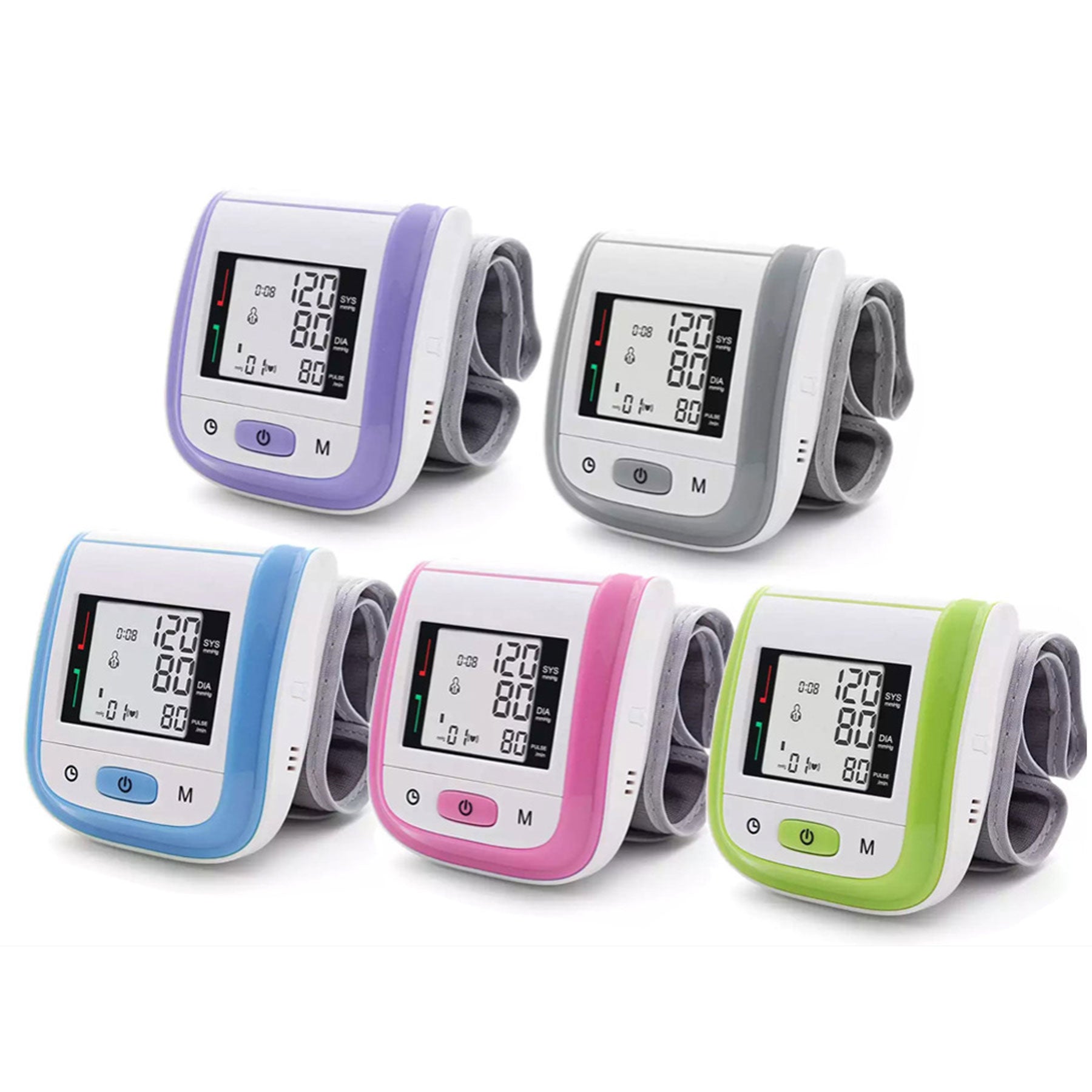 Blood Pressure Monitor Adjustable Wrist Cuff