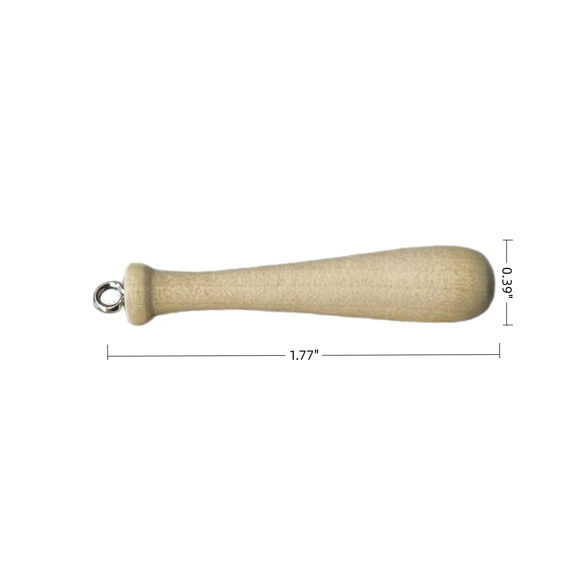Mini Wood Baseball Bat Key Chain
