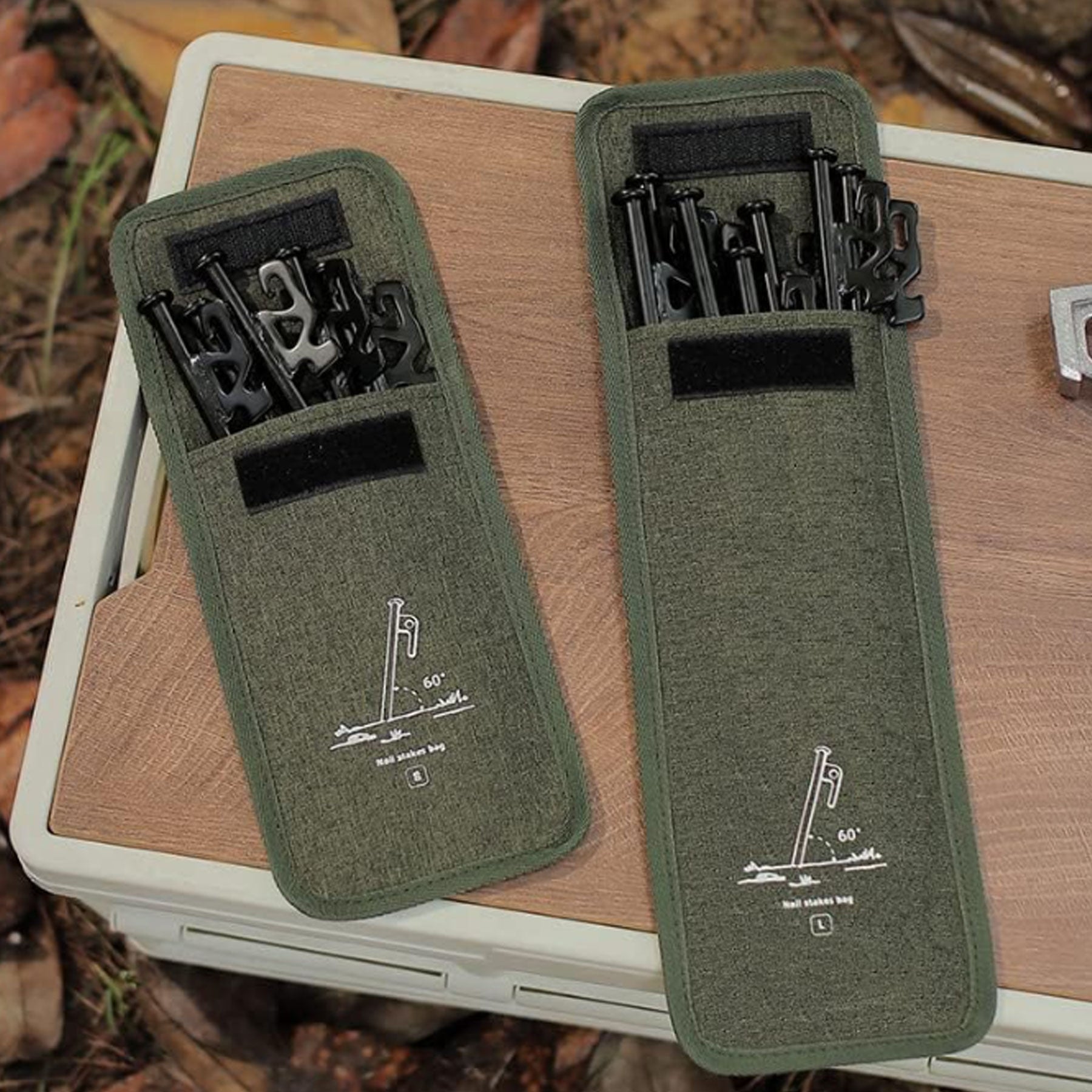 Ground Nails Tent Peg Storage Bags