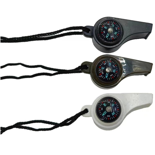 3-In-1 Outdoor Multi-Function Survival Whistle