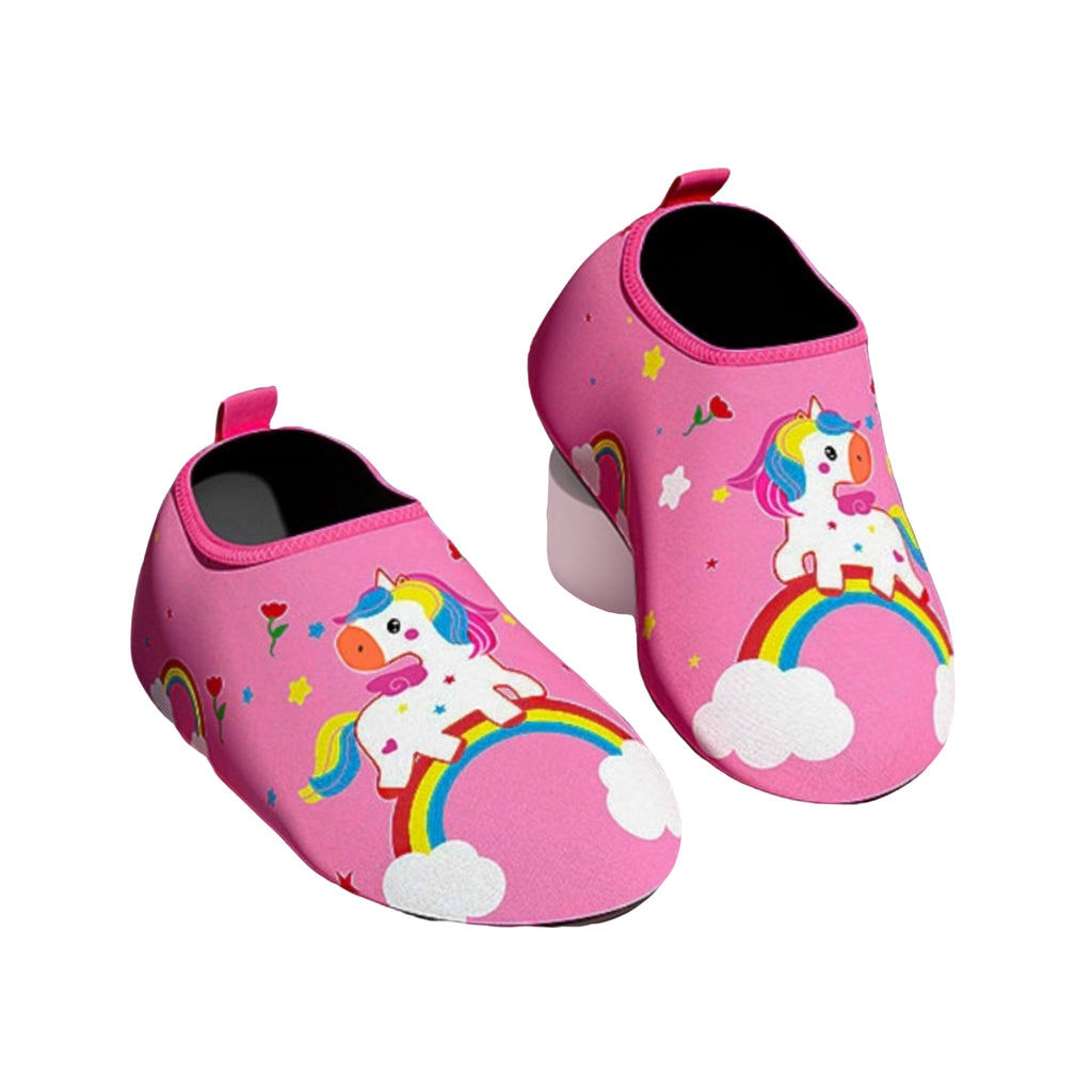 Kids Water Shoes Beach Snorkeling Anti Slip Skin Cartoon