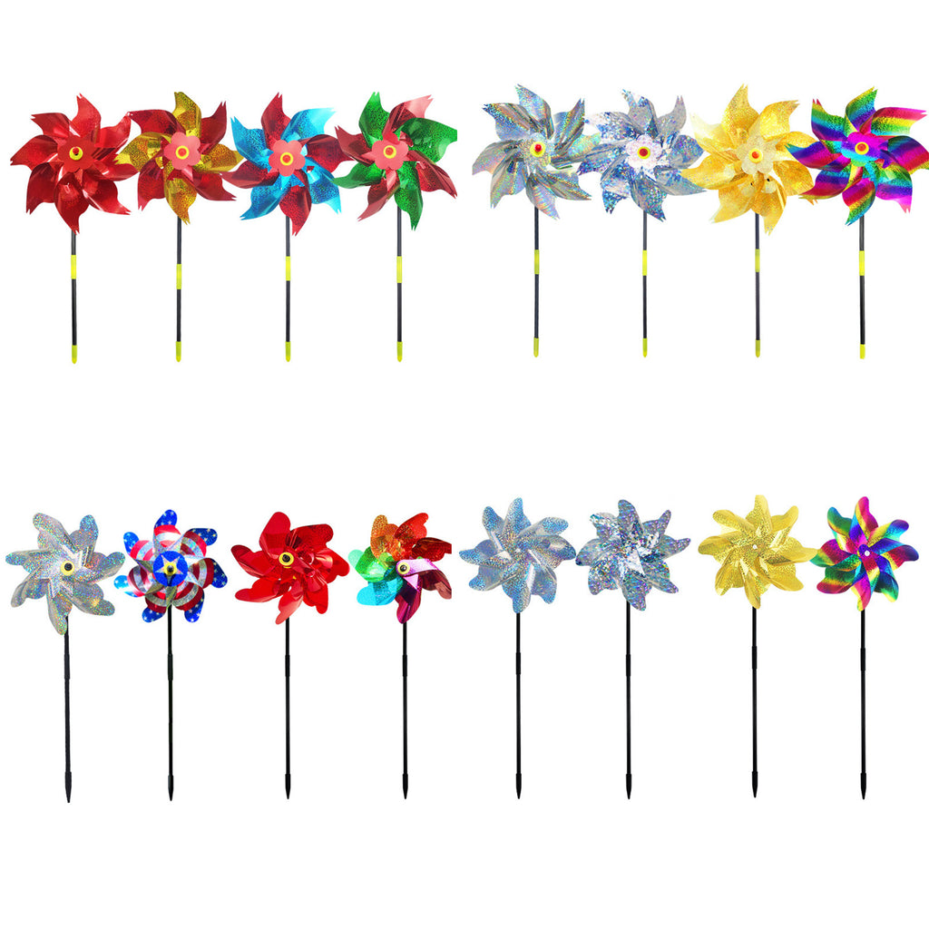 Colorful Windmill For Repel Birds