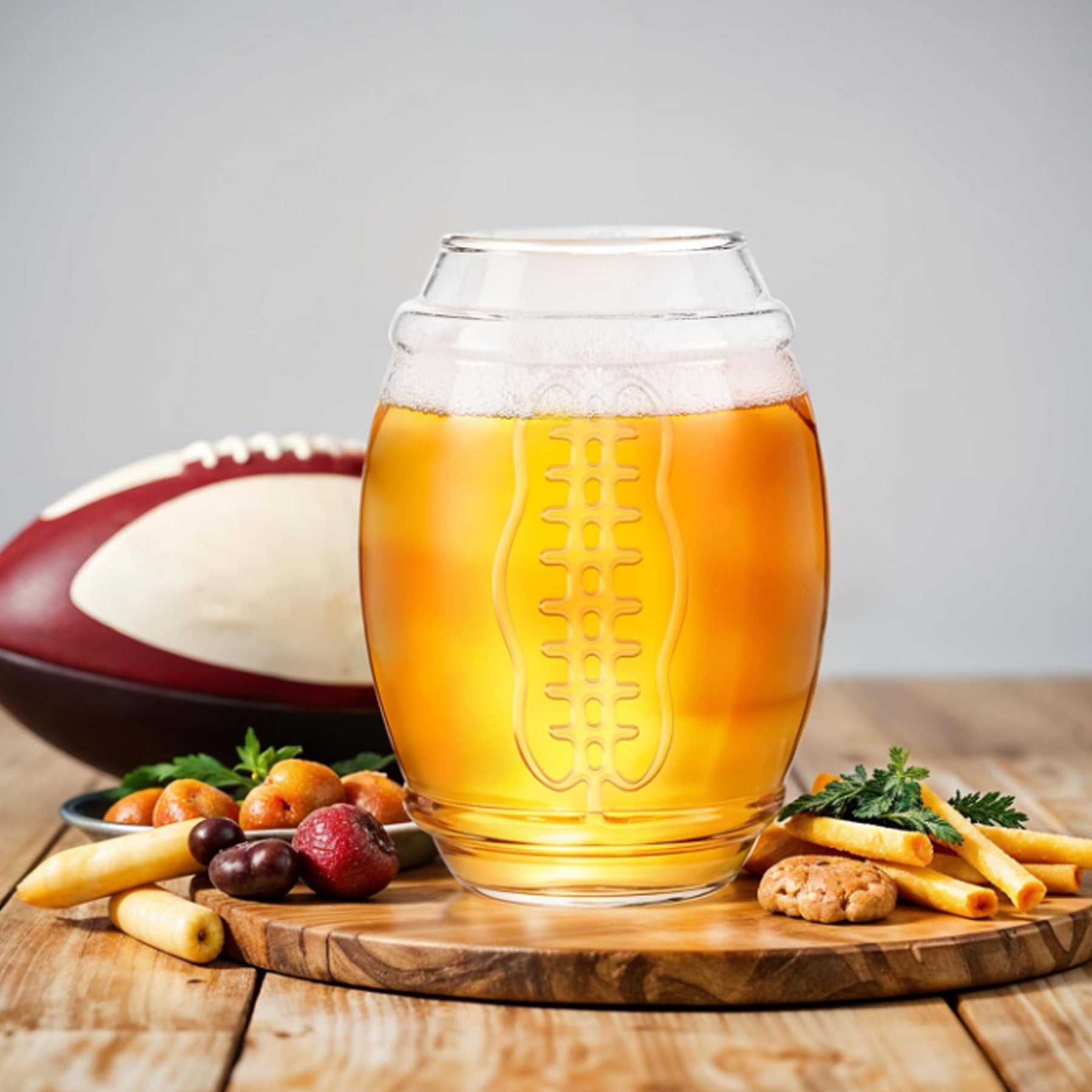 Football Beer Glass
