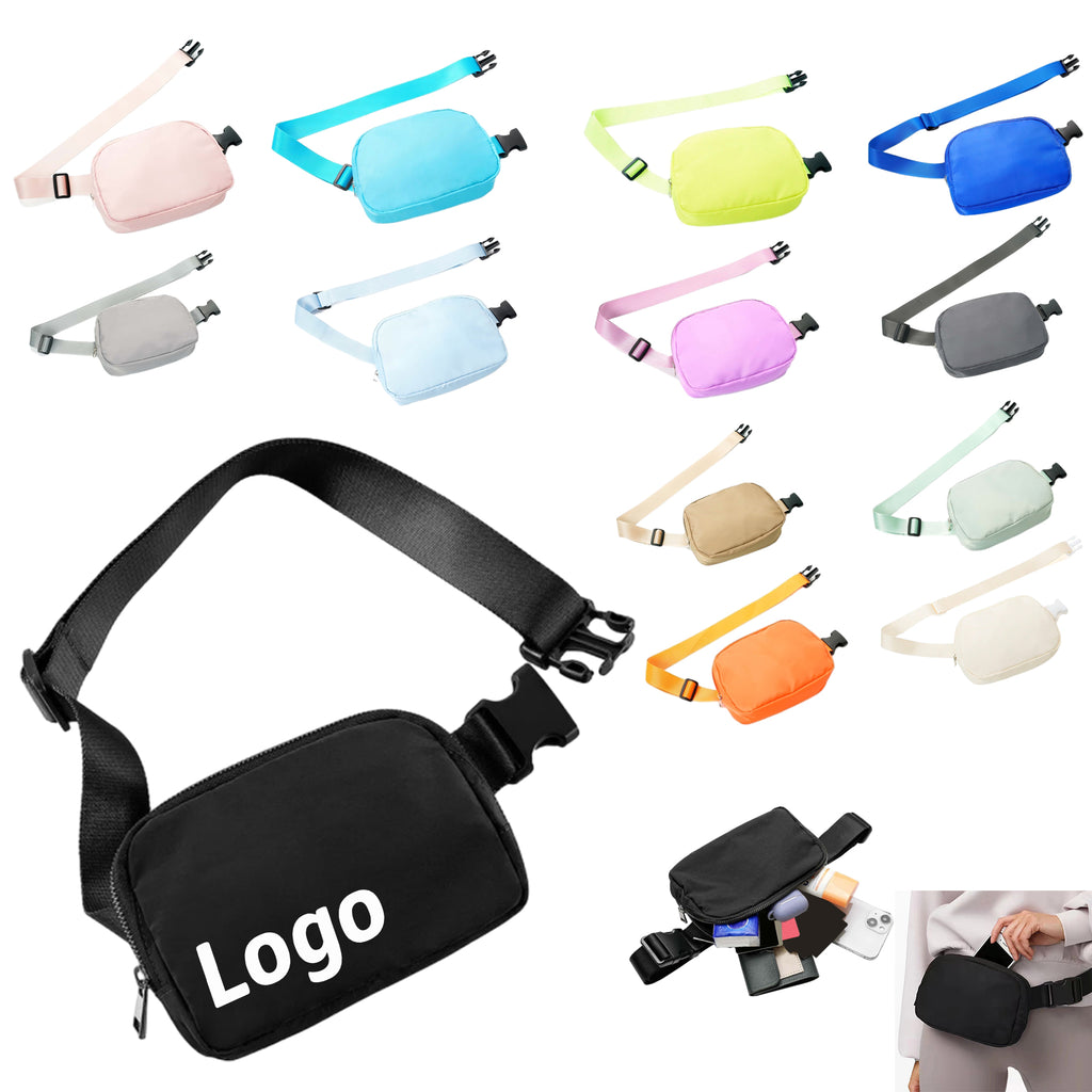 Unisex Mini Belt Bag with Adjustable Strap Small Waist Pouch