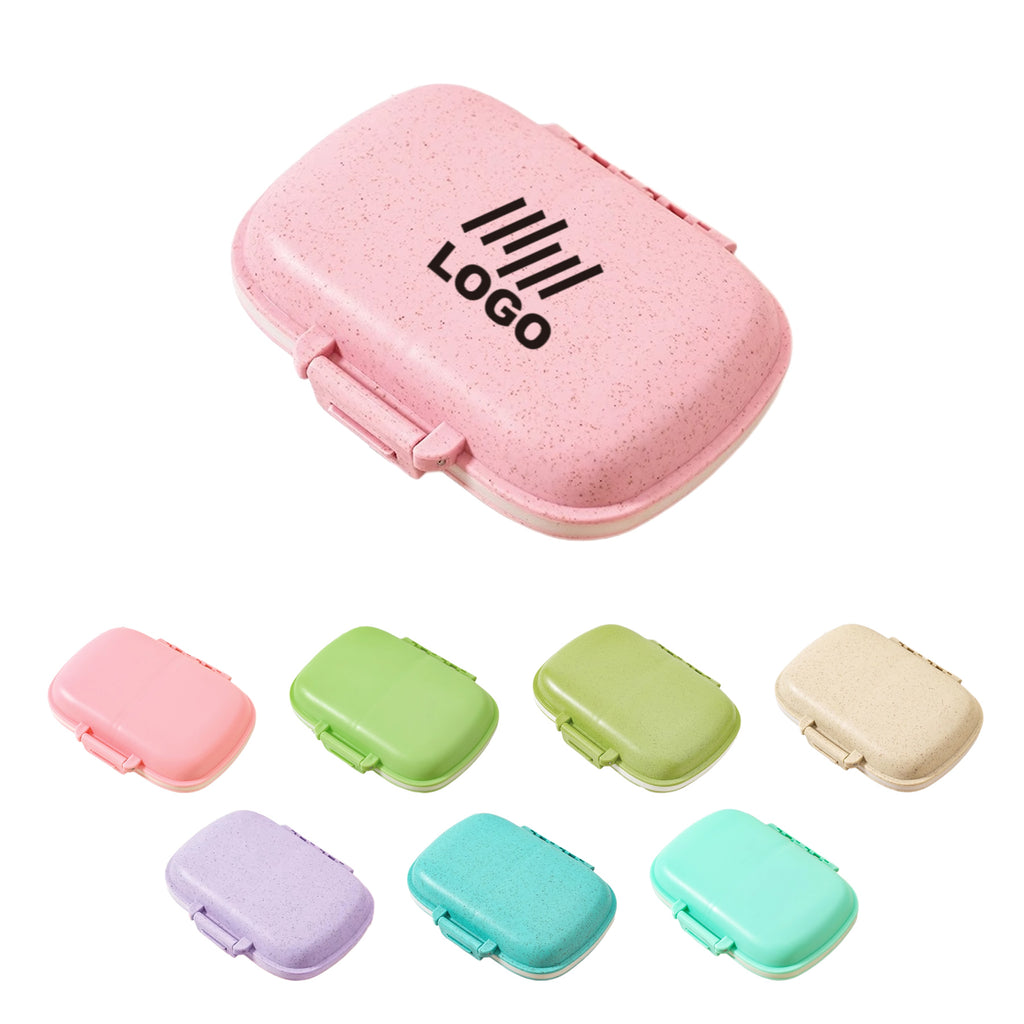 Portable Wheat Straw Pills Case
