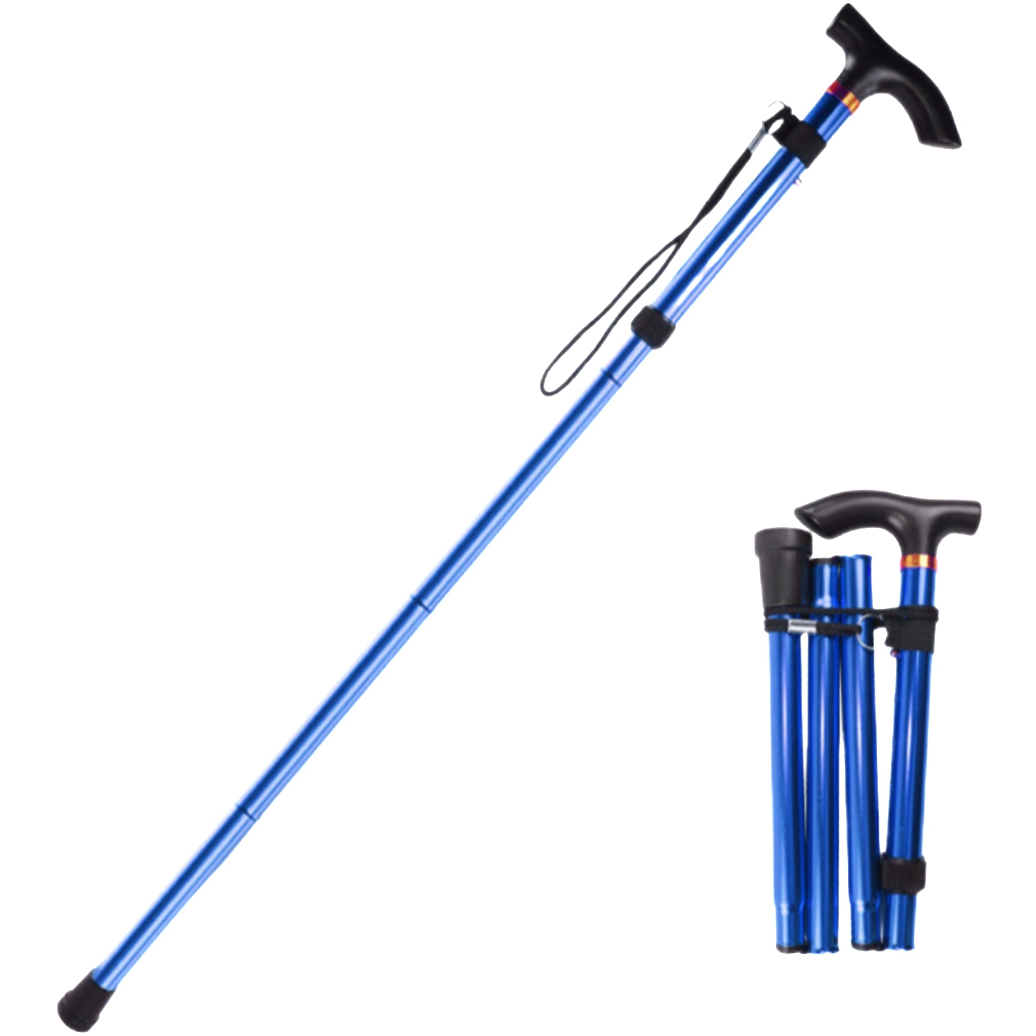 5-Section Telescopic And Foldable Hiking Poles