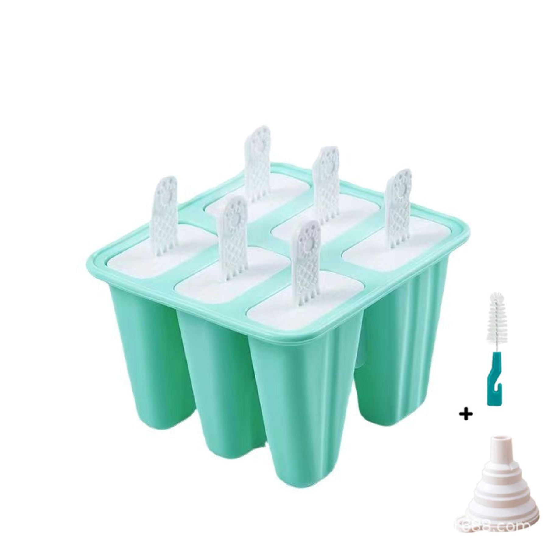 Silicone Ice Cream Mold (With A Brush And Funnel)