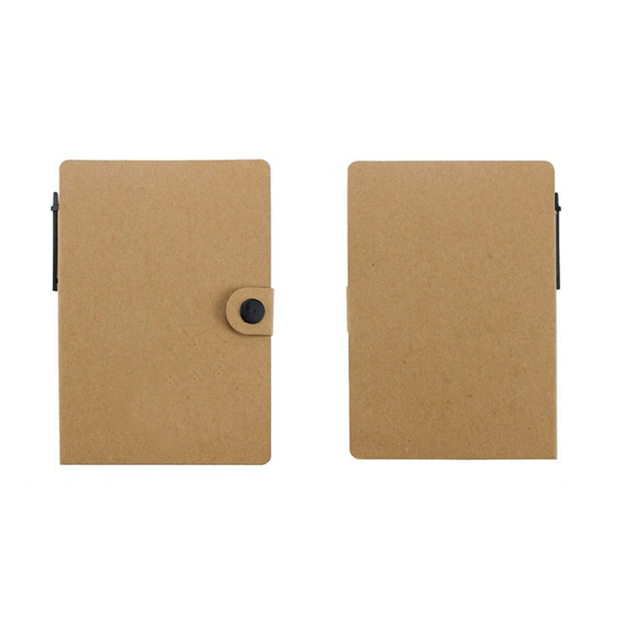 Eco-Friendly Button Strap Notebook with Pen
